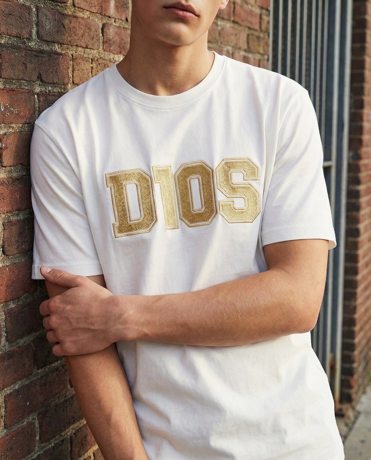 T-Shirt Jersey Premium D10S Girocollo - Bianco