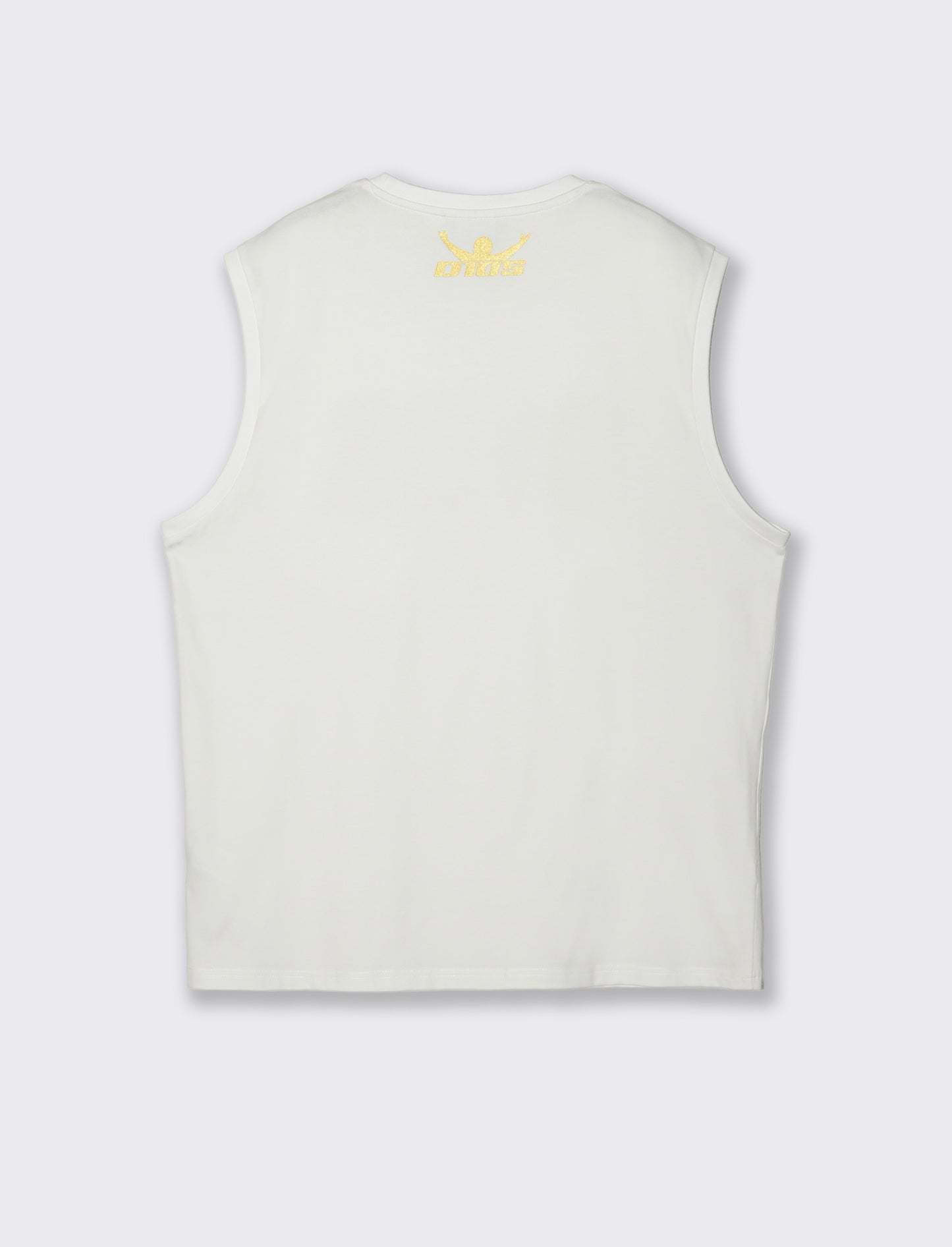 T-shirt senza maniche con stampa D10S - Bianco