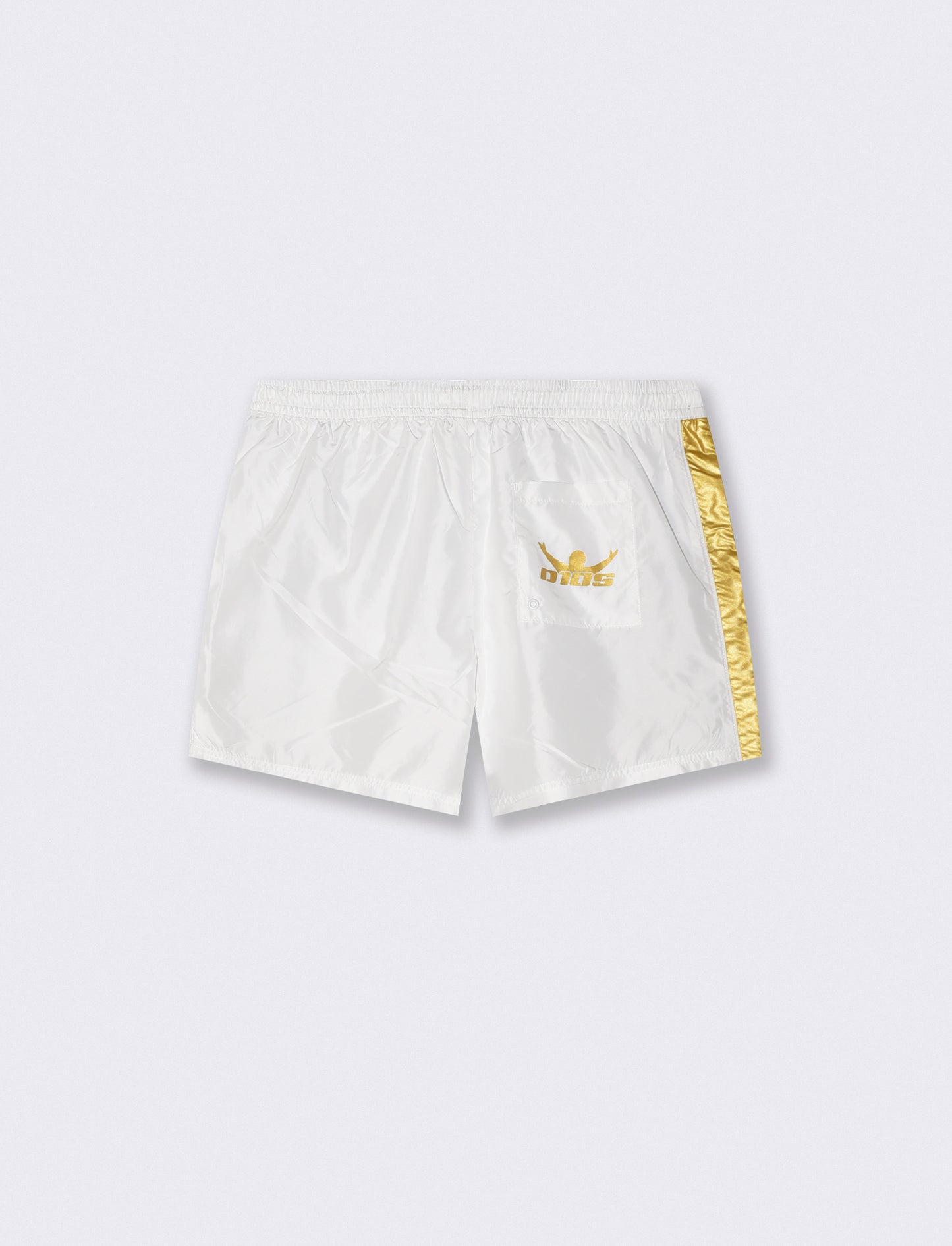 COSTUME MARE CON STAMPA D10S - Bianco