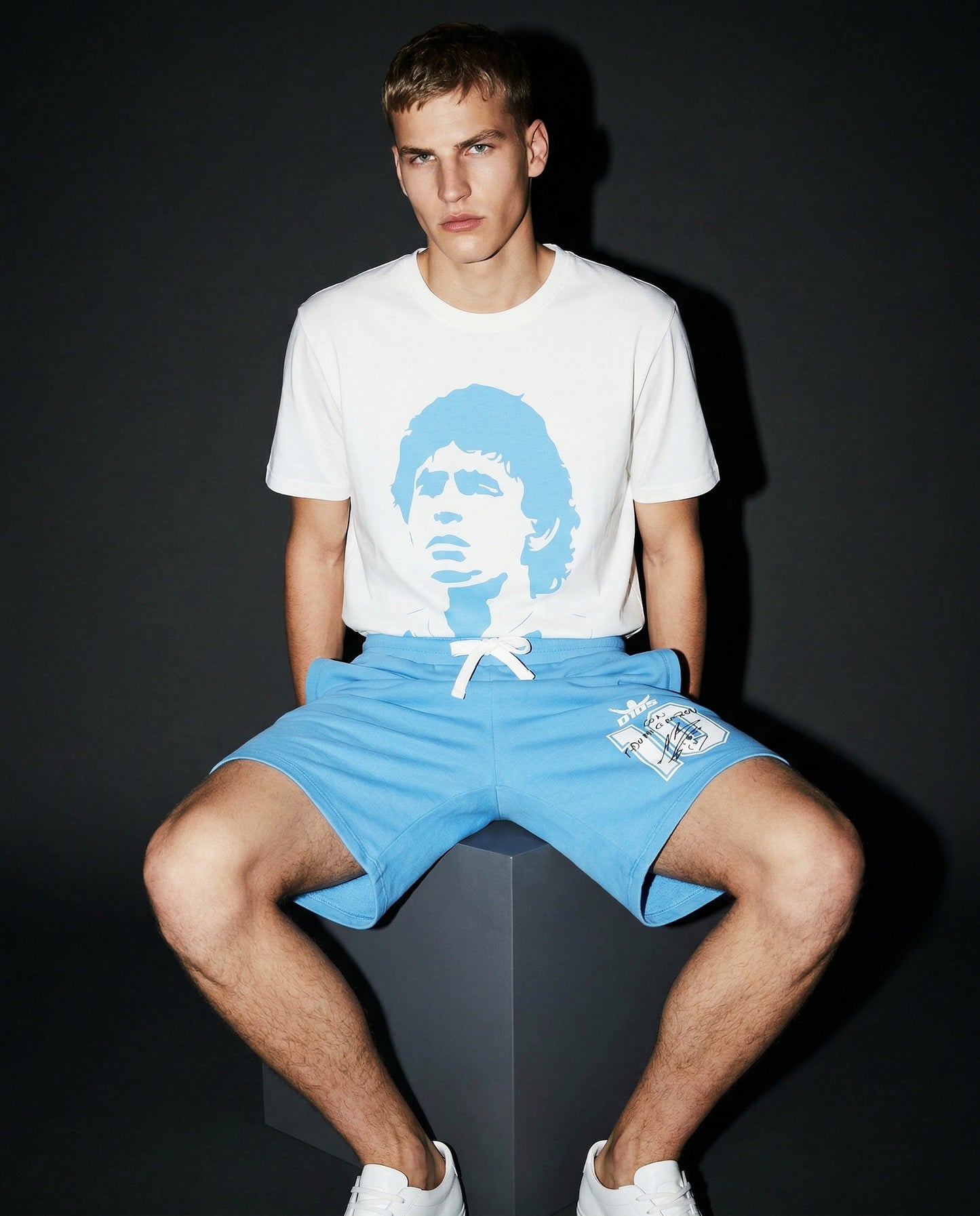 T-shirt Jersey Premium Stampa D10S - Bianco