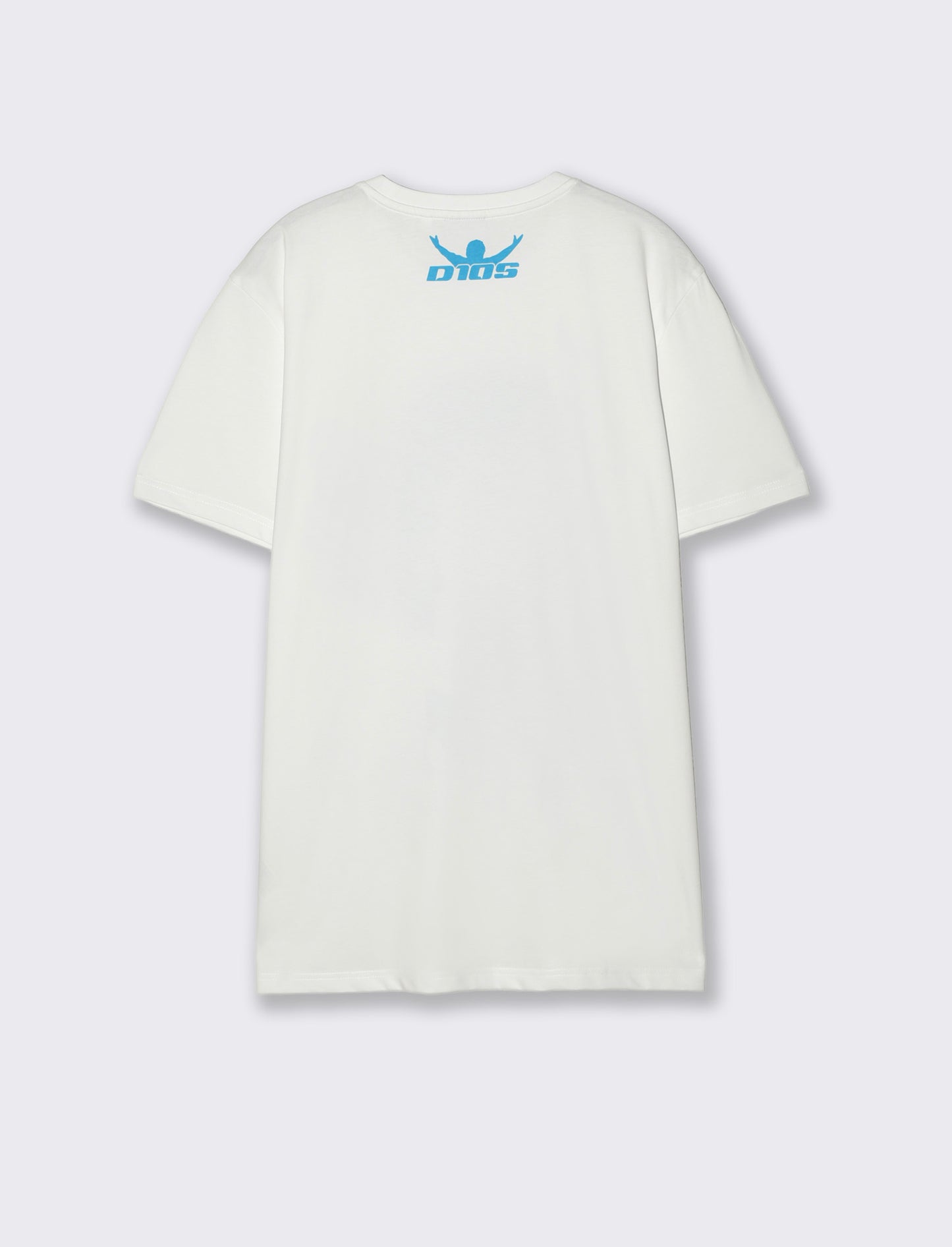 T-shirt Jersey Premium Stampa D10S - Bianco
