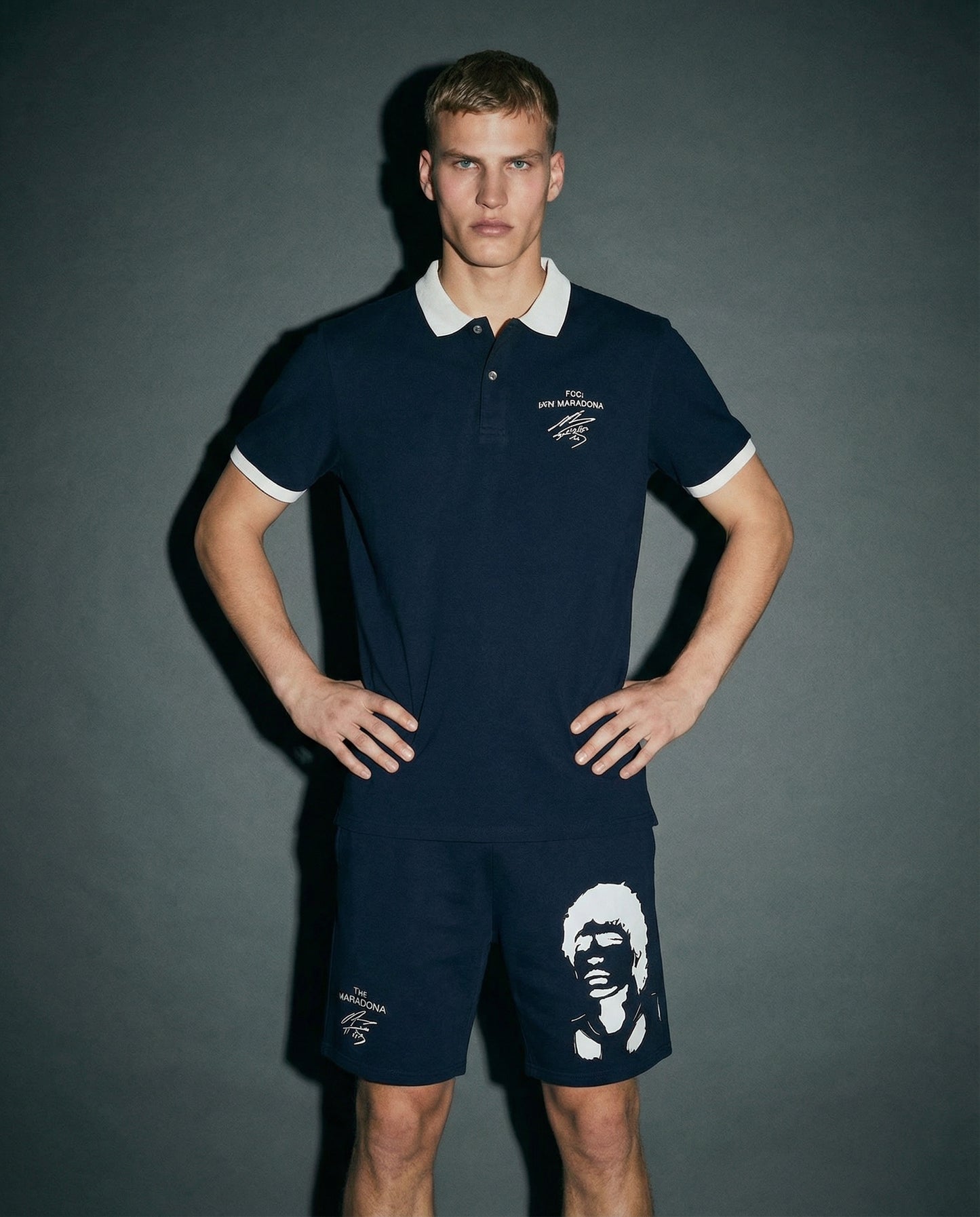Bermuda in Felpa Leggera D10S - Blu