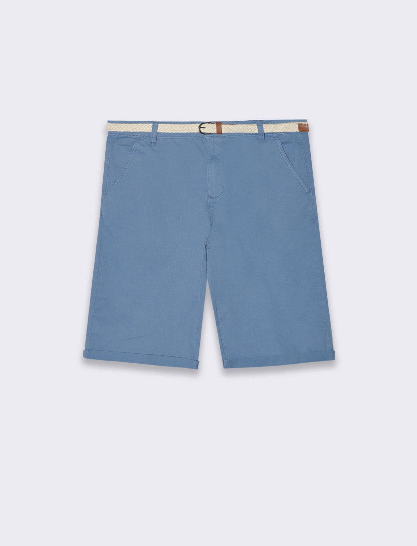 Bermuda con risvolti da donna - Denim