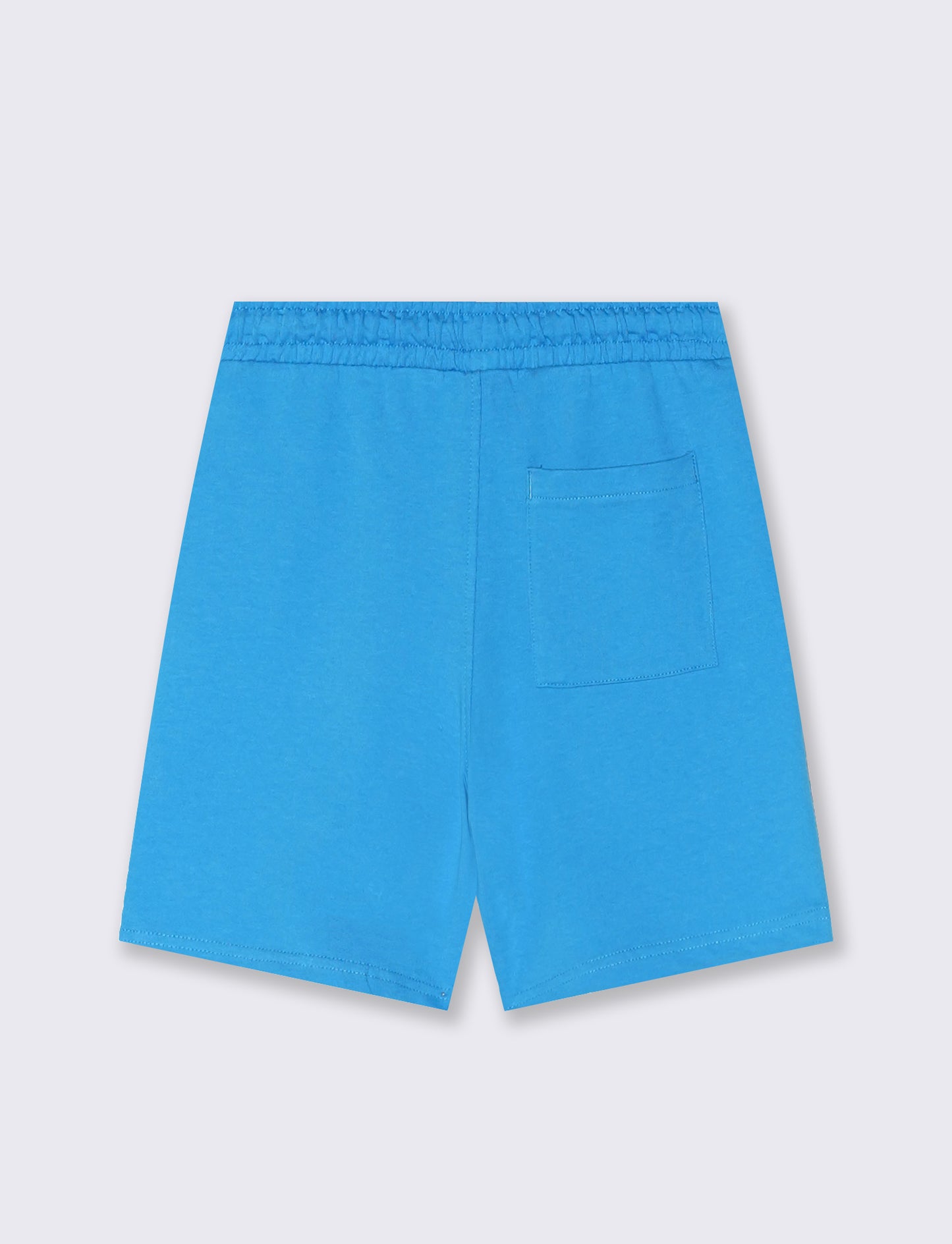 Bermuda in felpa D10S con coulisse - Azzurro