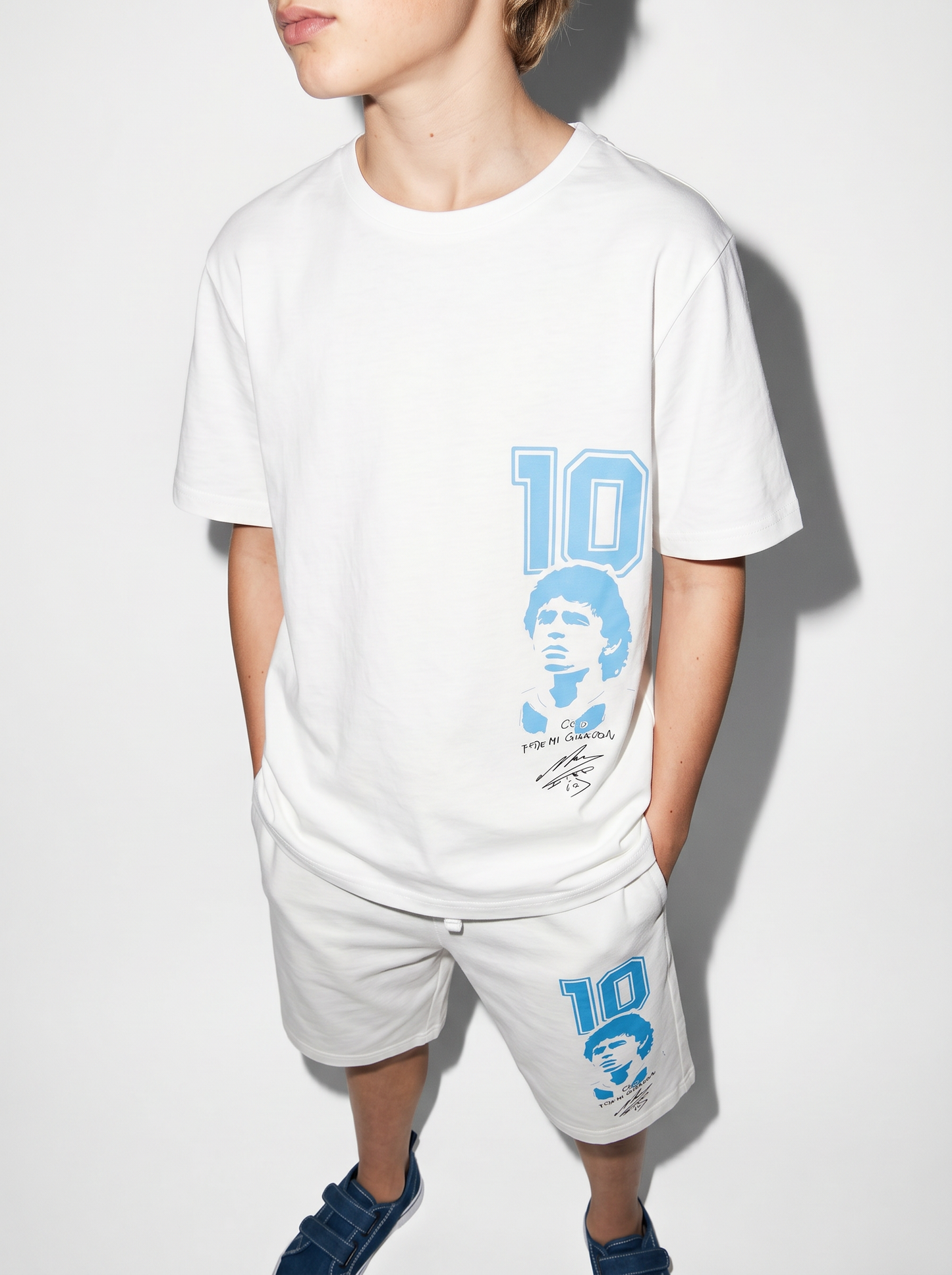 D10S Short Sleeve Jersey T-Shirt - White