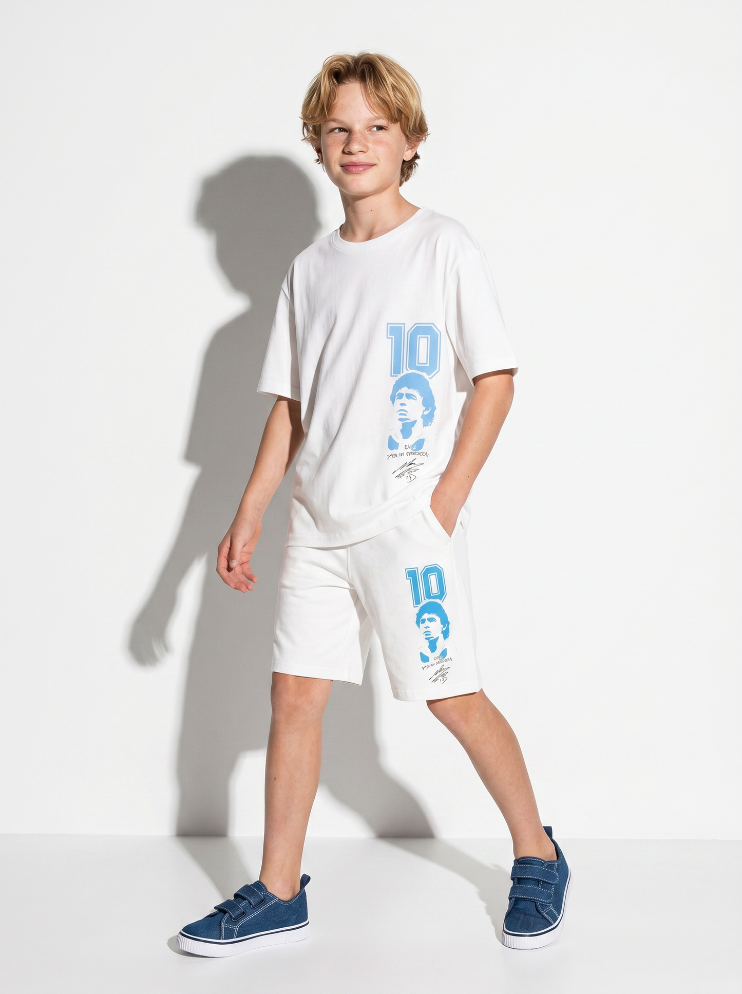 D10S Short Sleeve Jersey T-Shirt - White