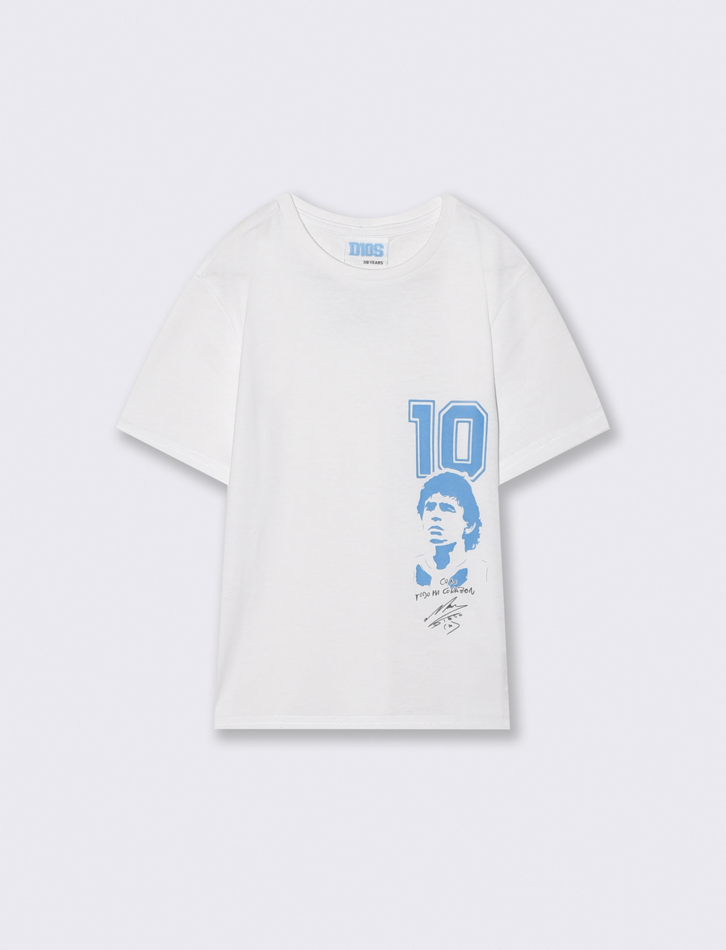 D10S Short Sleeve Jersey T-Shirt - White