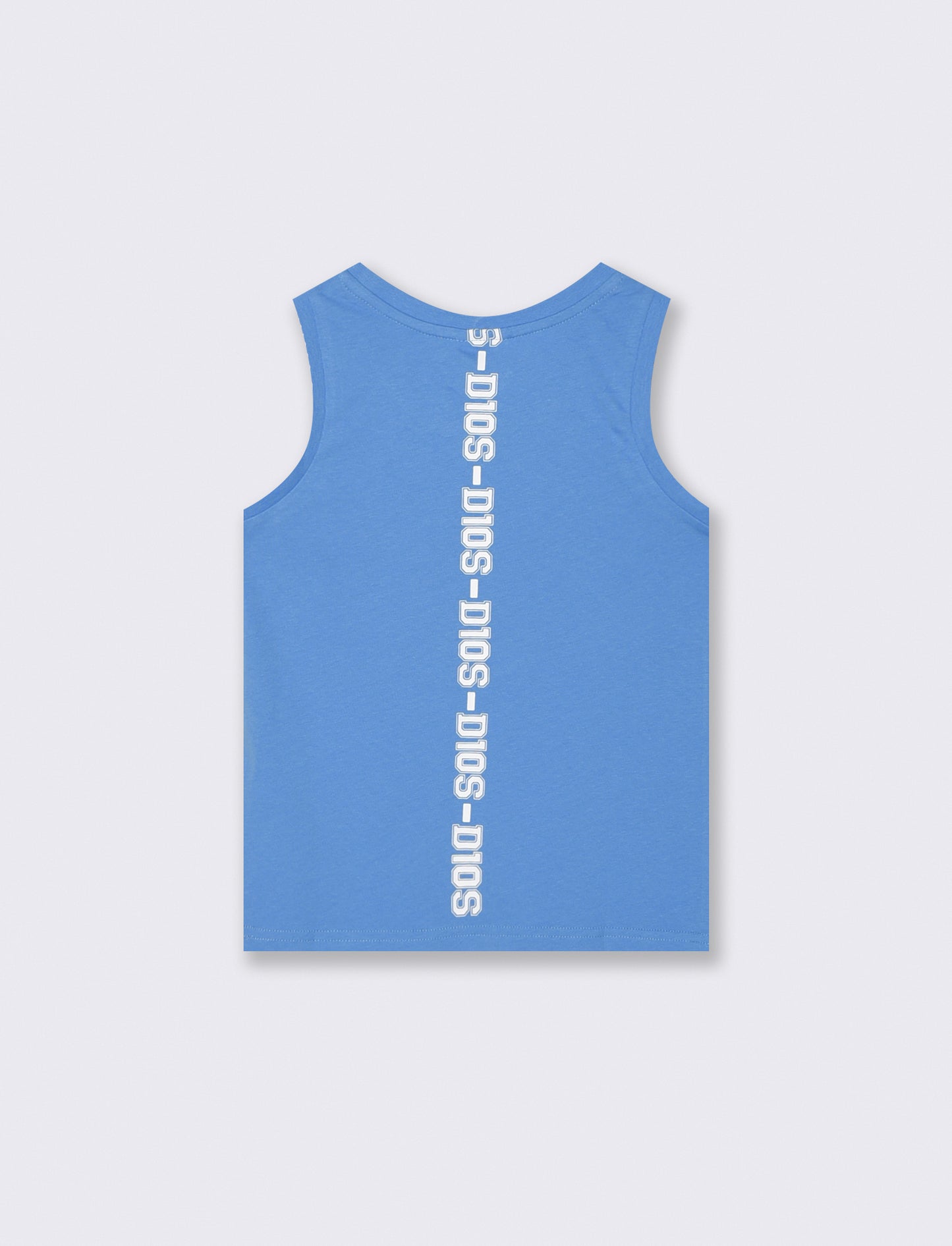 D10S Cotton Jersey Tank Top - Sky blue