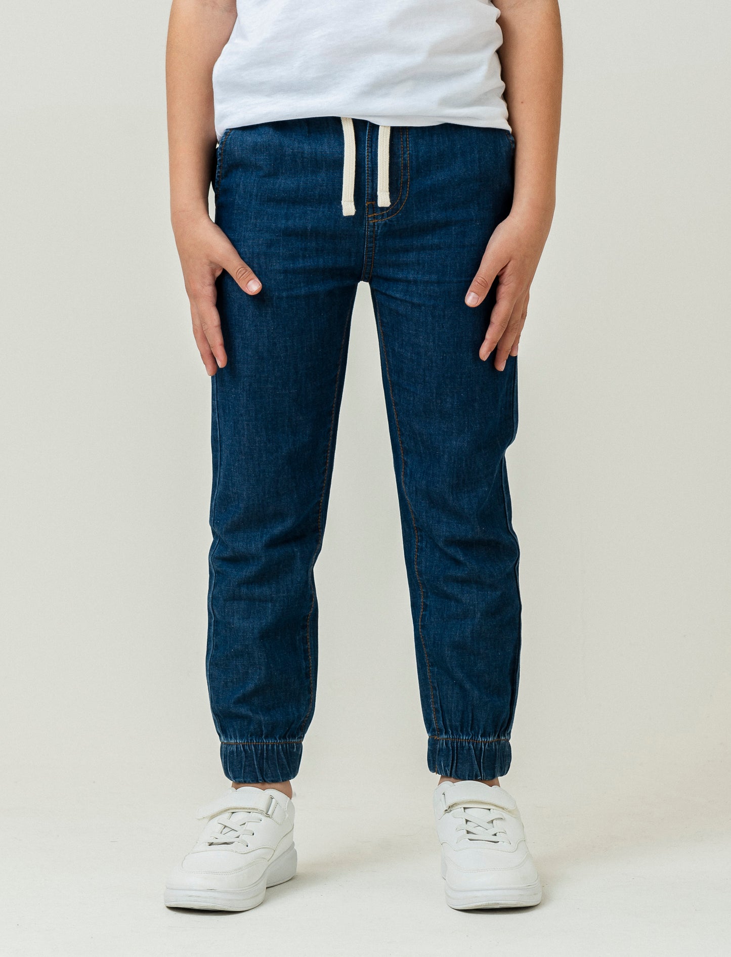 Jogger in denim da bambino - Denim