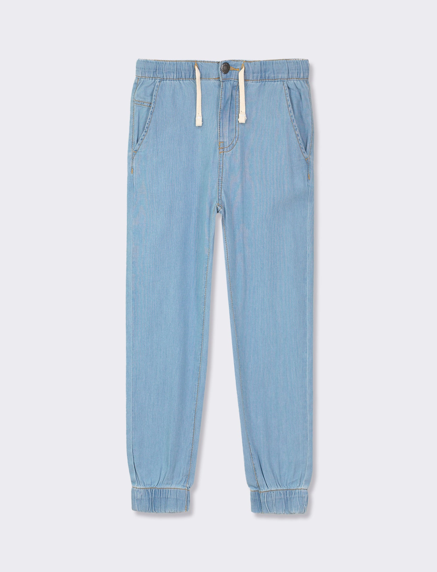 Jogger in denim da bambino - Denim chiaro