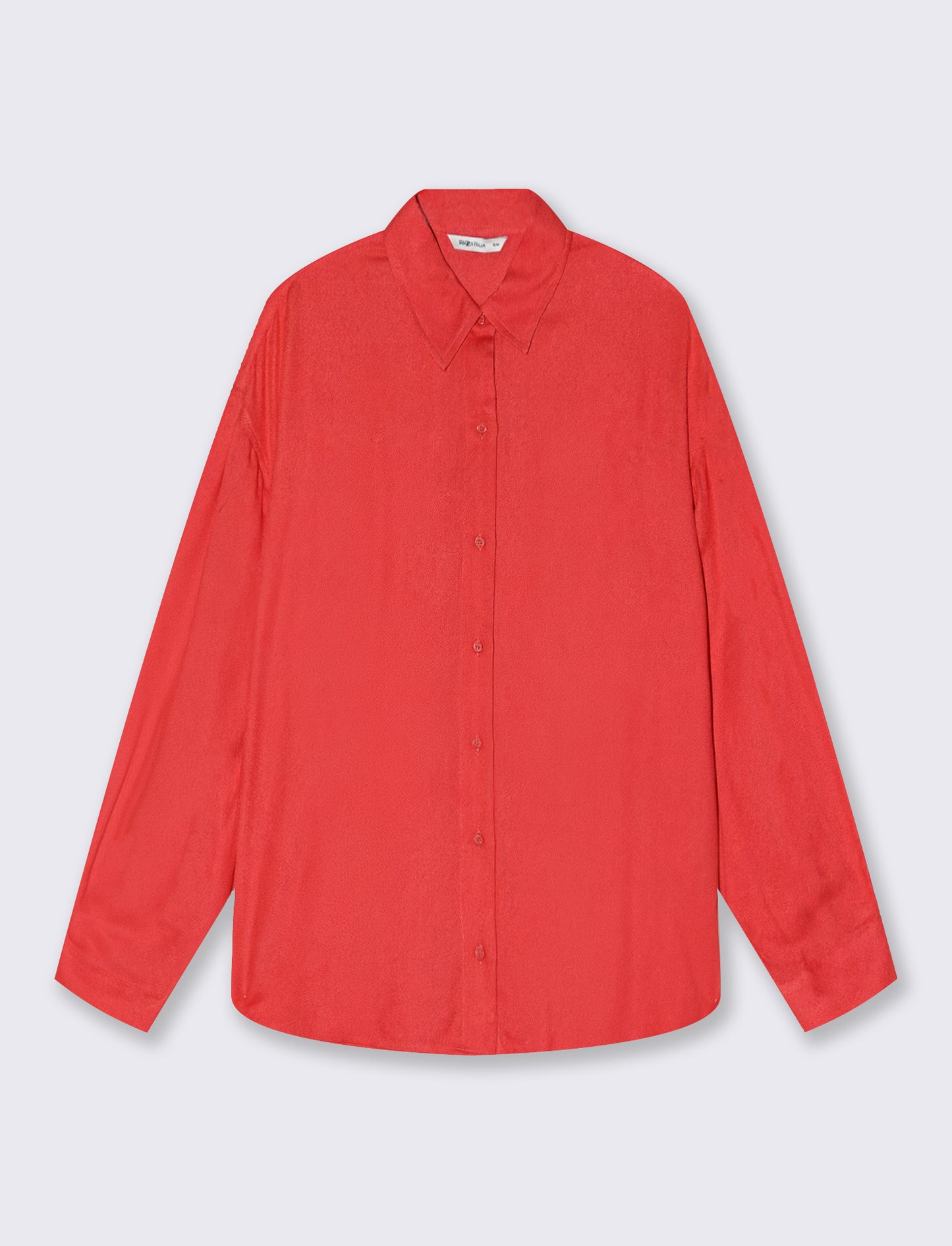 Long Shirt with Back Yoke - Orange