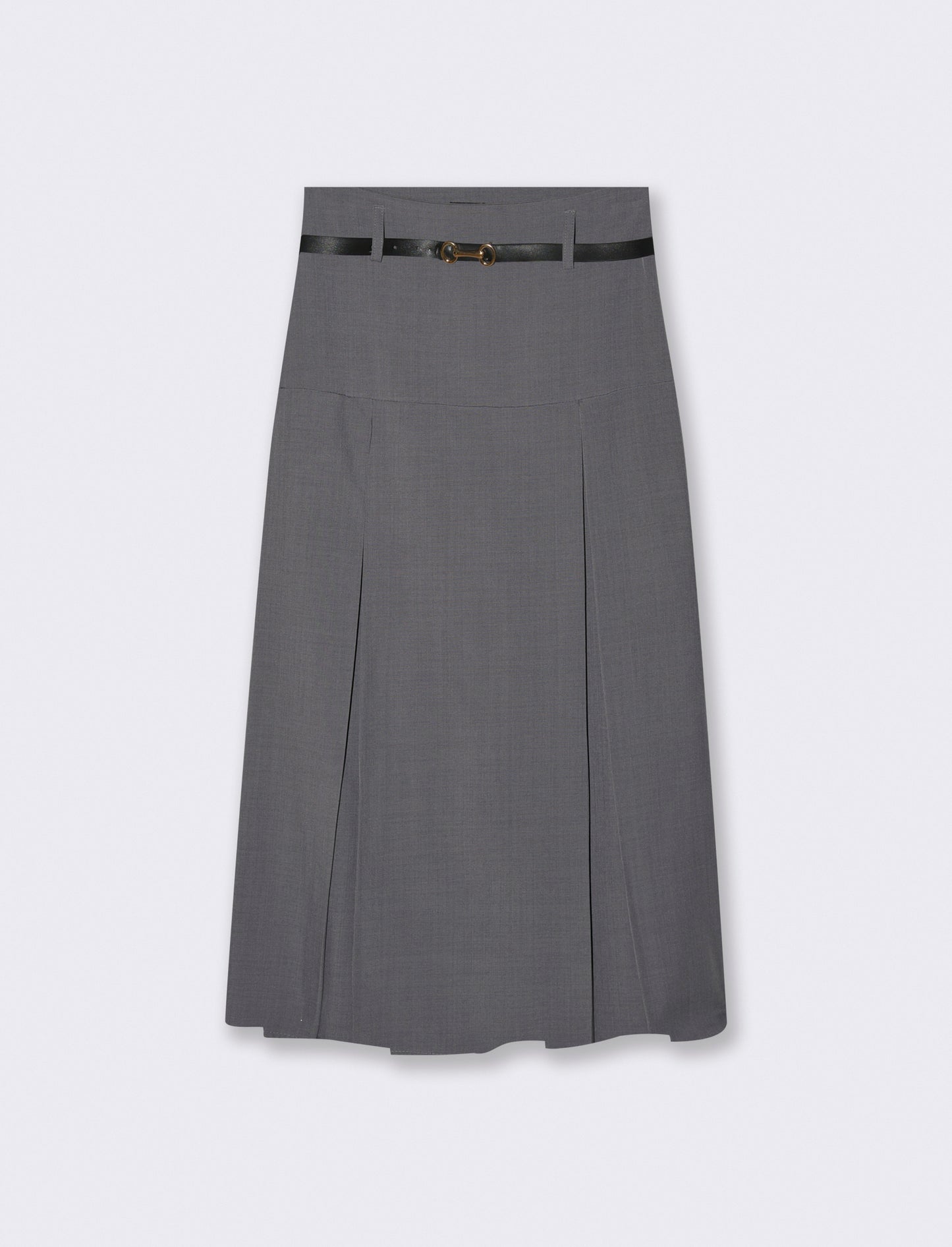 GONNA CON CINTURA - Grigio