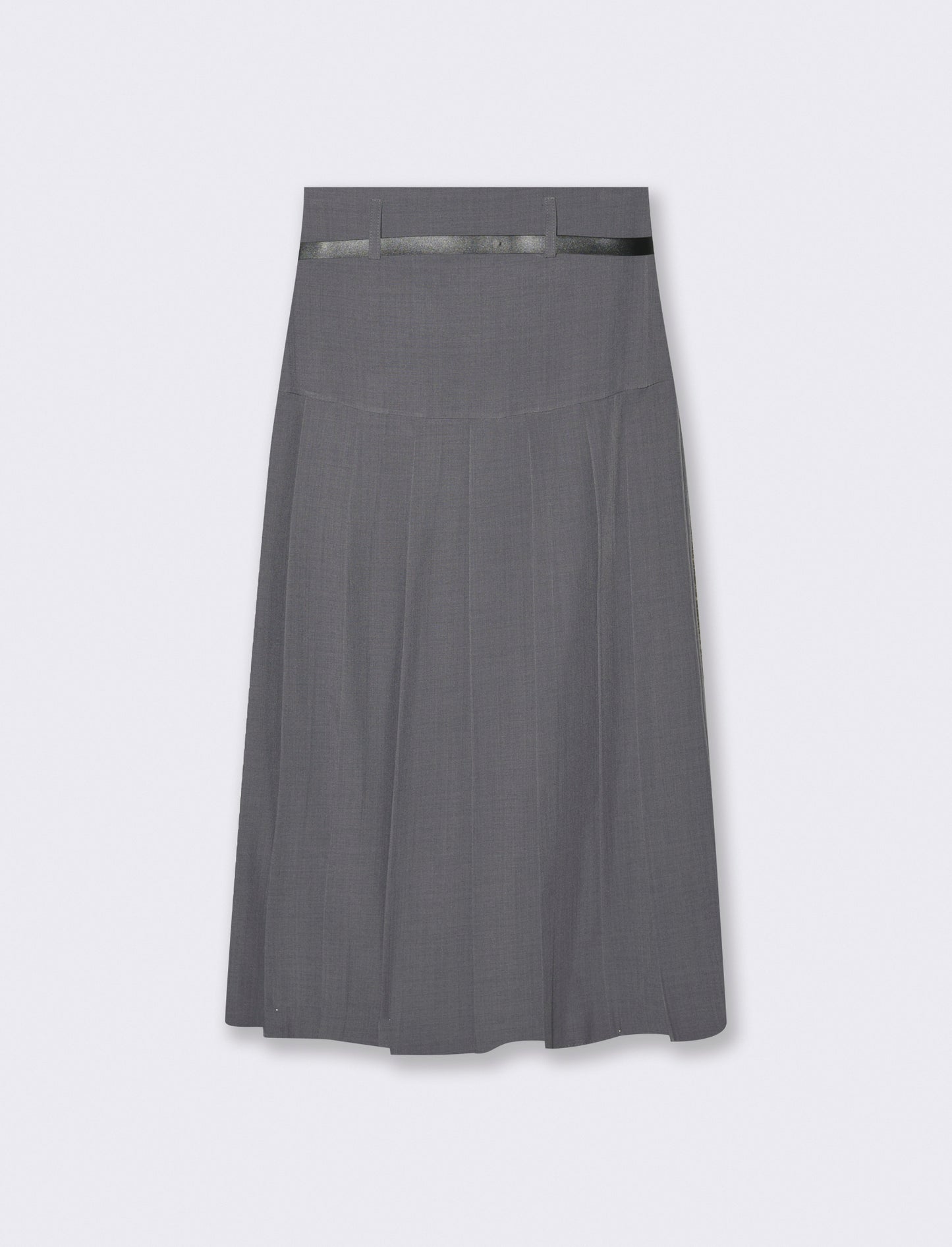 GONNA CON CINTURA - Grigio