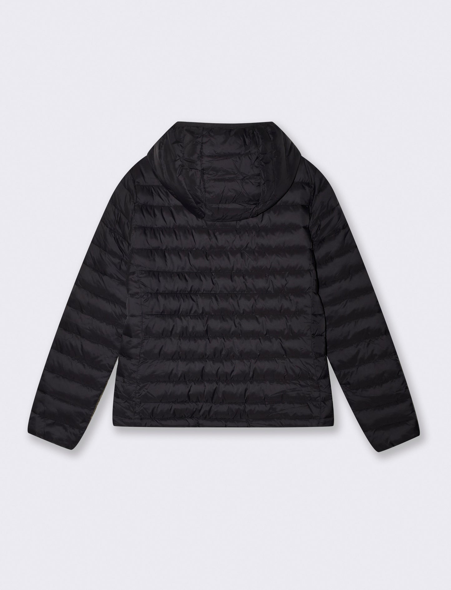 Basic jacket with hood and pockets - Black