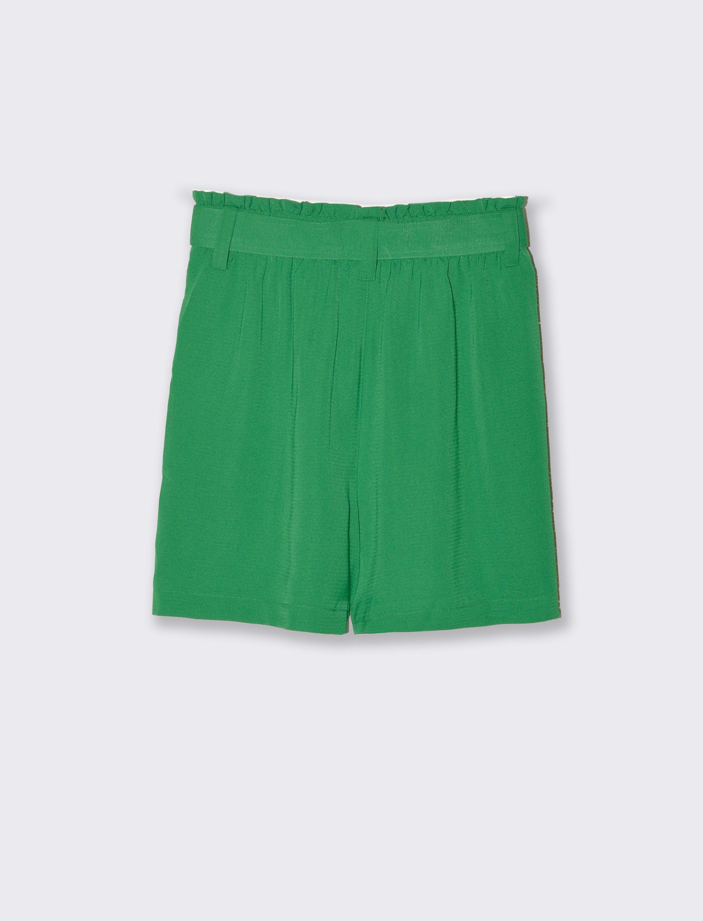 Short con cintura da donna - Verde prato