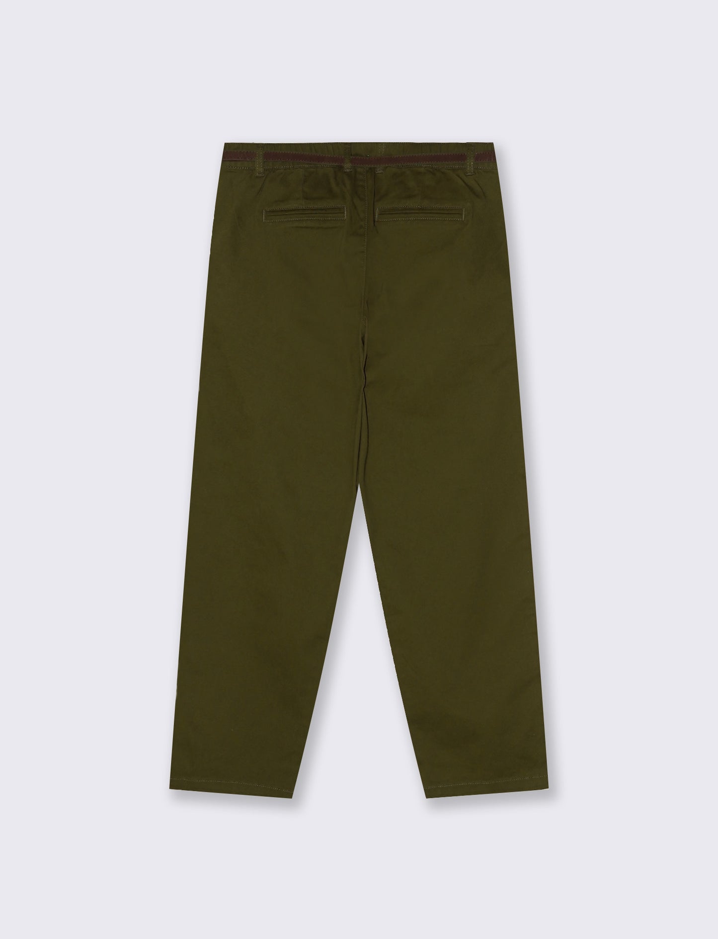 Pantalone chino con risvolto e cintura - Ve.milit.