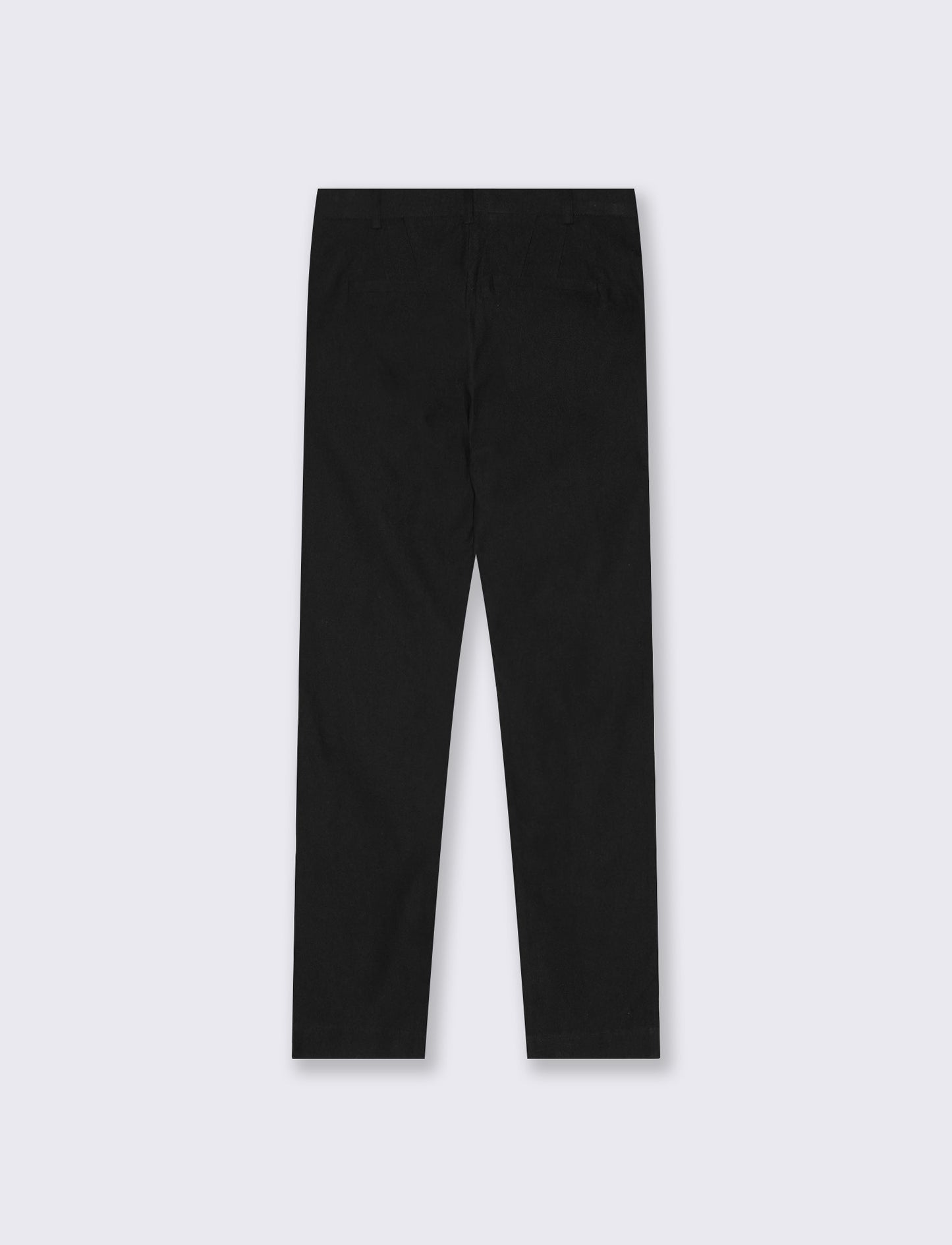Pantalone Bengalina Slim a Vita Media - Nero