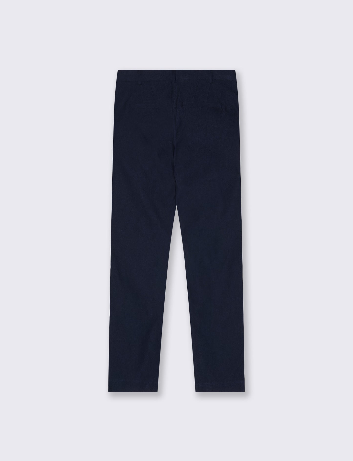 Pantalone Bengalina Slim a Vita Media - Blu