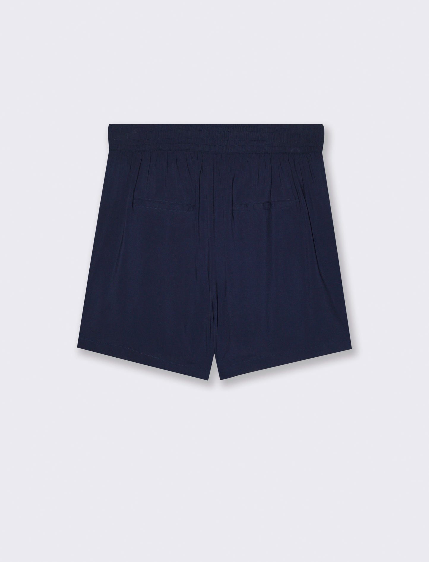 Short con elastico in vita da donna - Blu