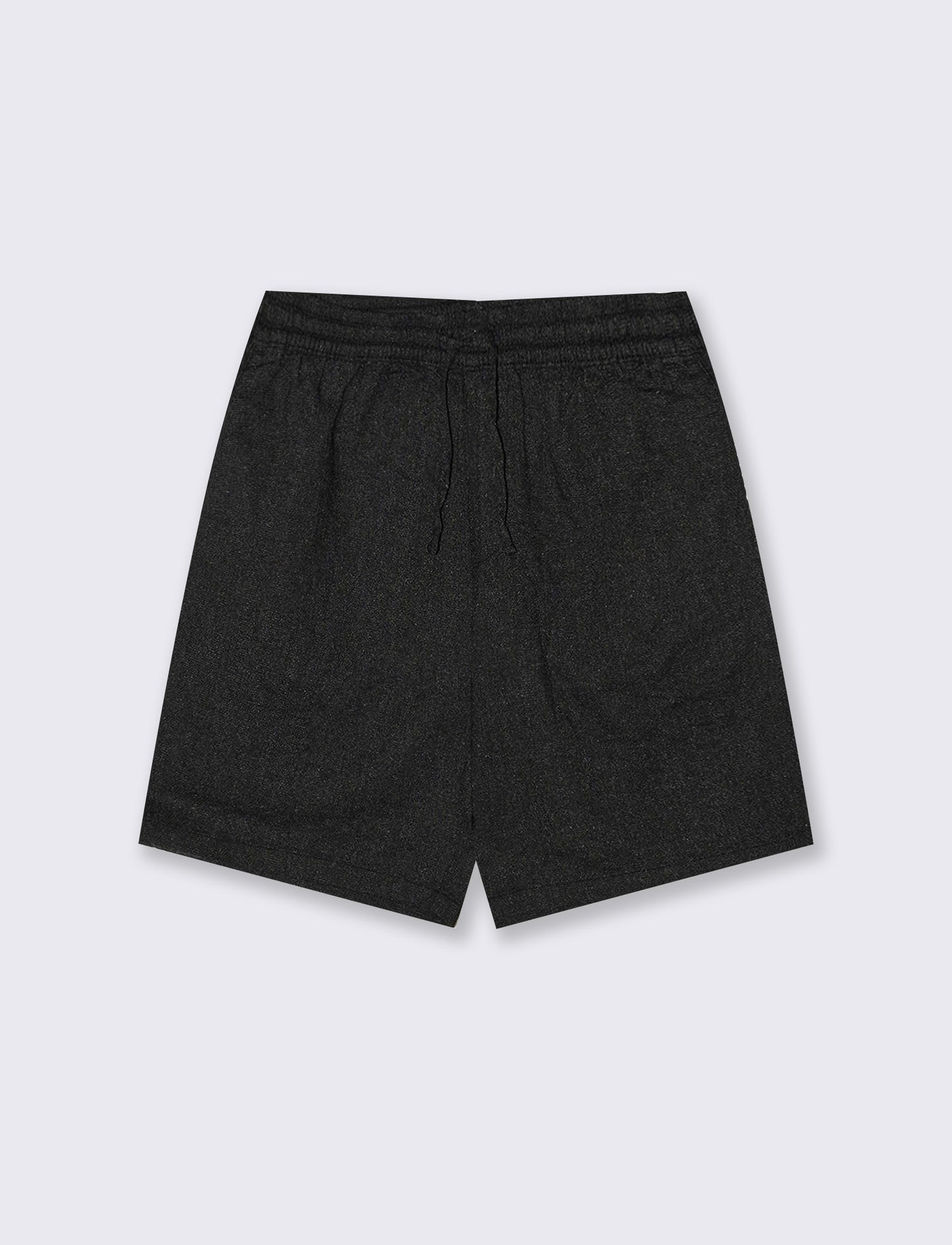 Bermuda Jogger Misto Cotone Jacquard - Nero