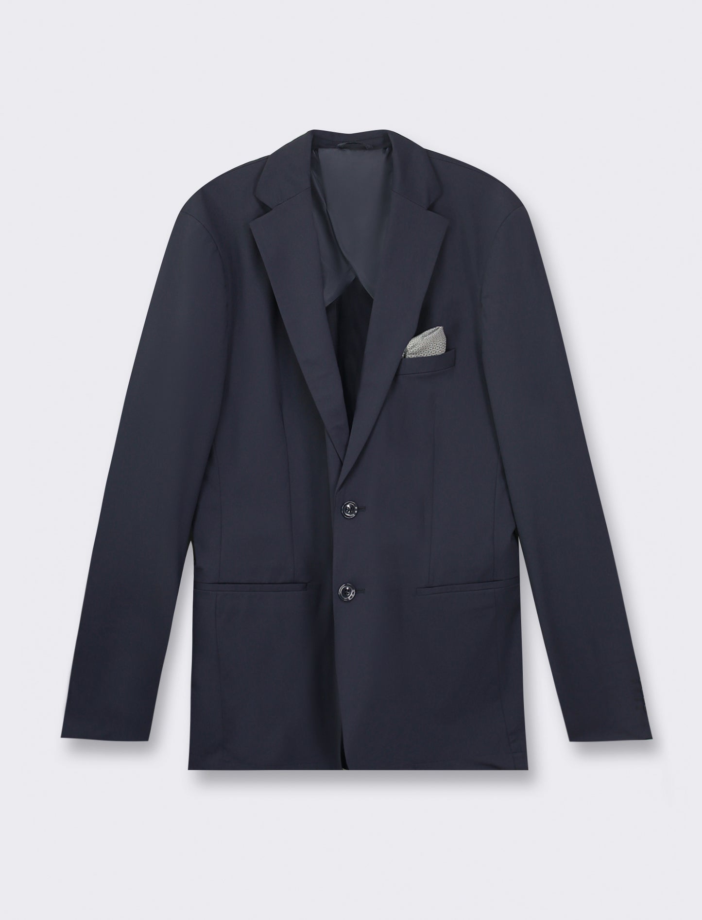 Blazer da completo tessuto comfort - Blu