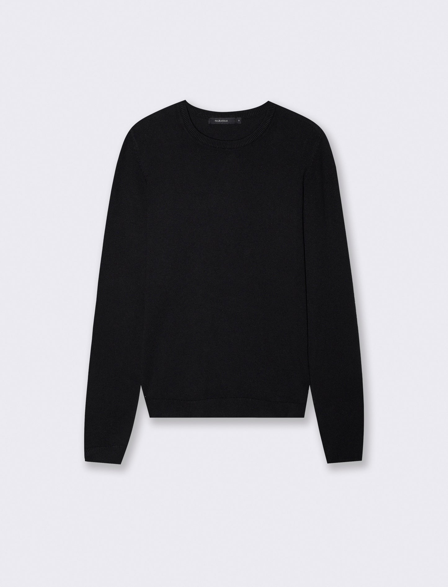 Long sleeve crew neck sweater - Black