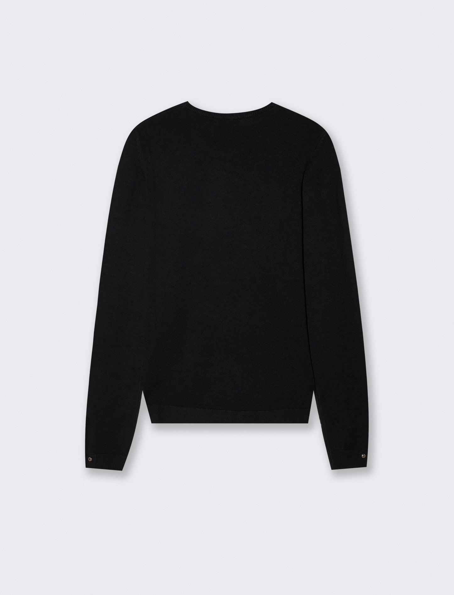 Long sleeve crew neck sweater - Black