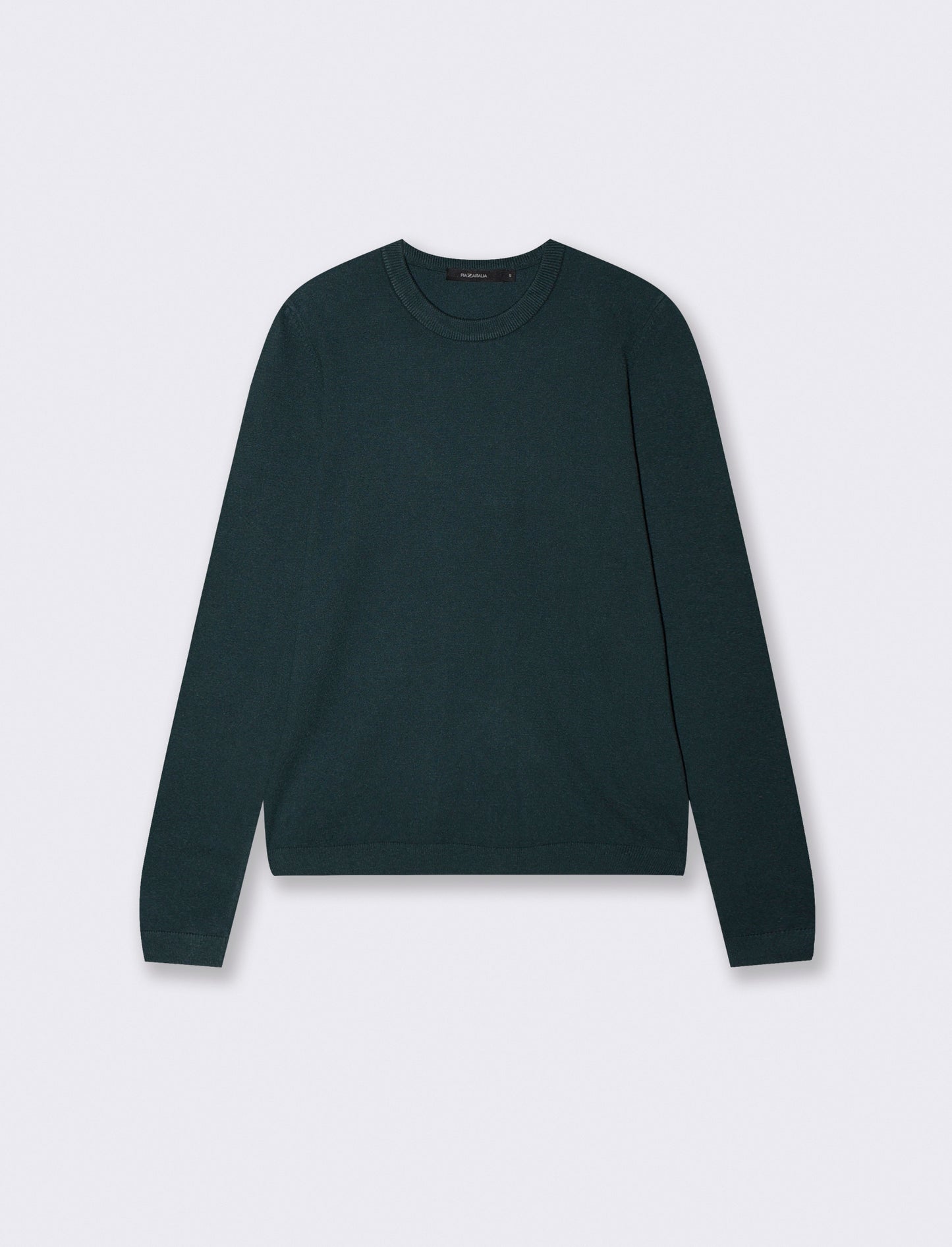 Pullover basico girocollo a manica lunga - Ottanio