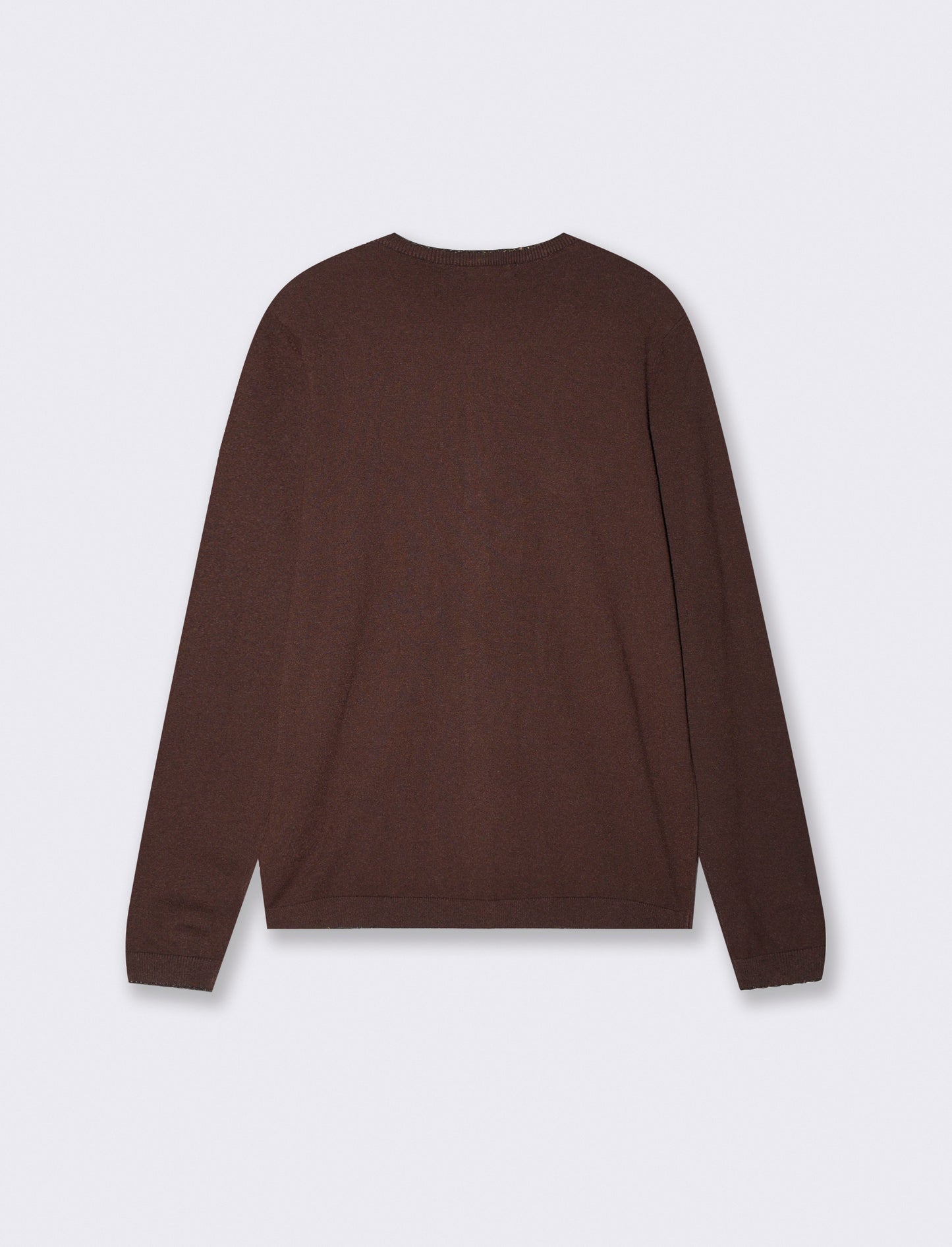 CARDIGAN CON BORDINO IN TESSUTO CON LUREX - Moro