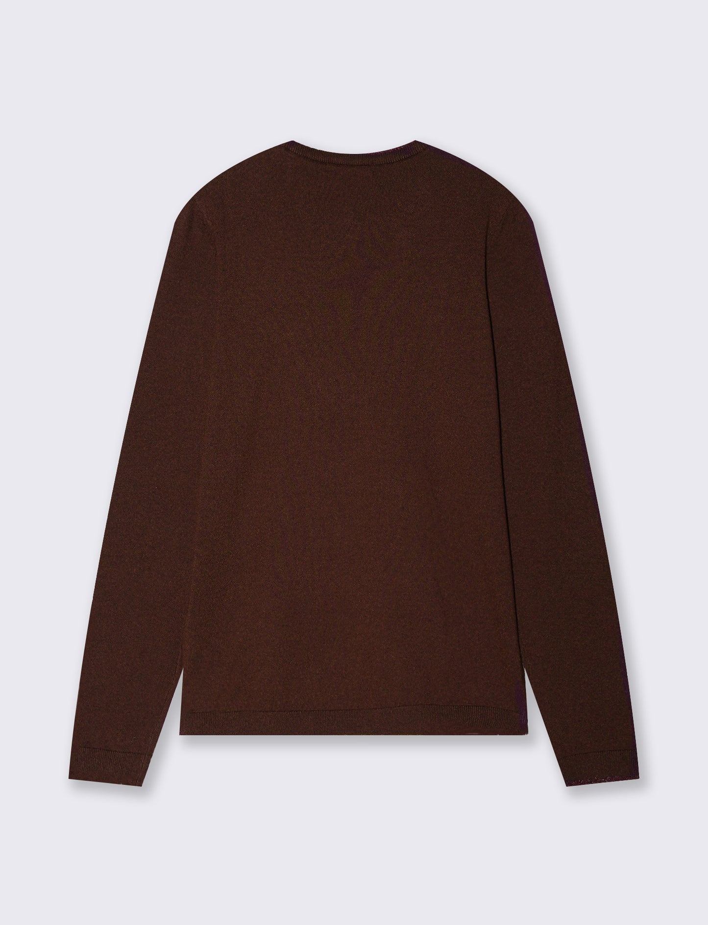 PULLOVER CON BORDINO IN TESSUTO CON LUREX - Moro