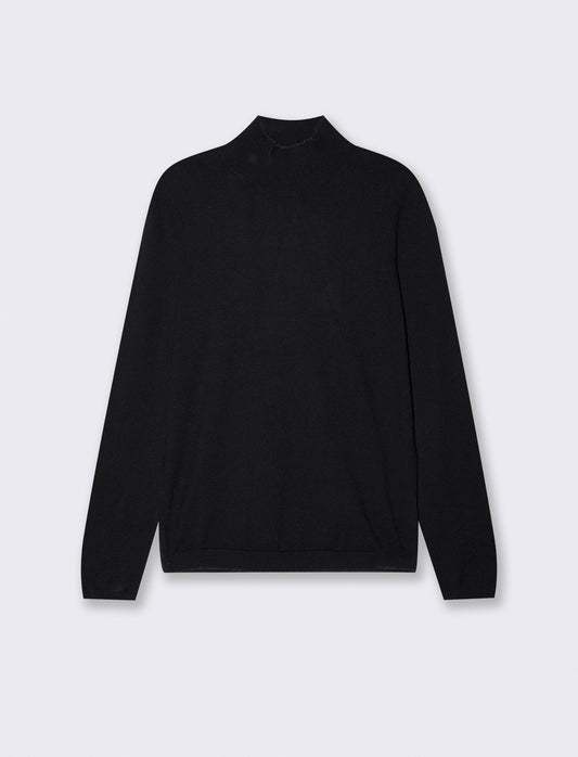 Maglia mezzocollo per ogni occasione - Nero