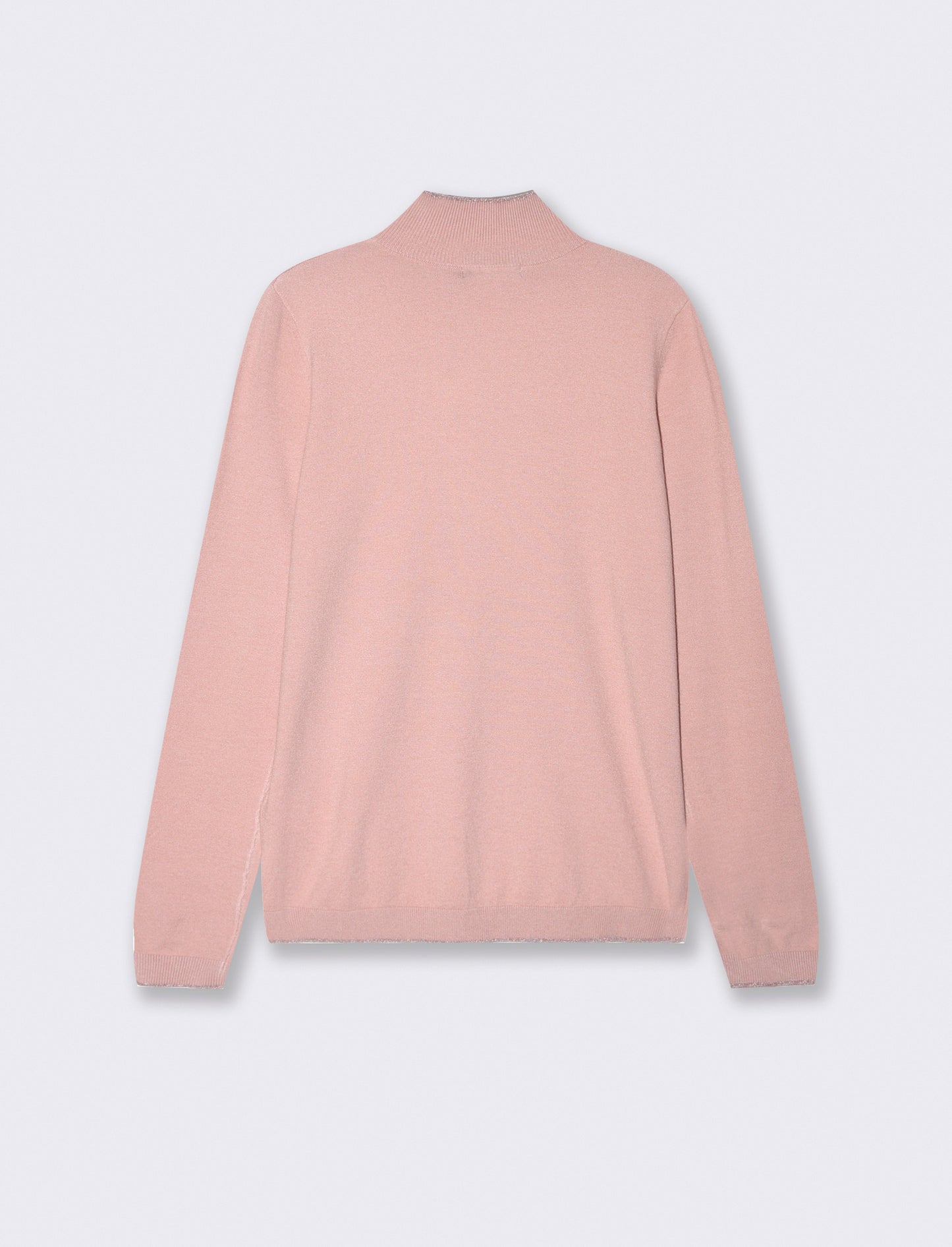 Maglia mezzocollo - Rosa polvere