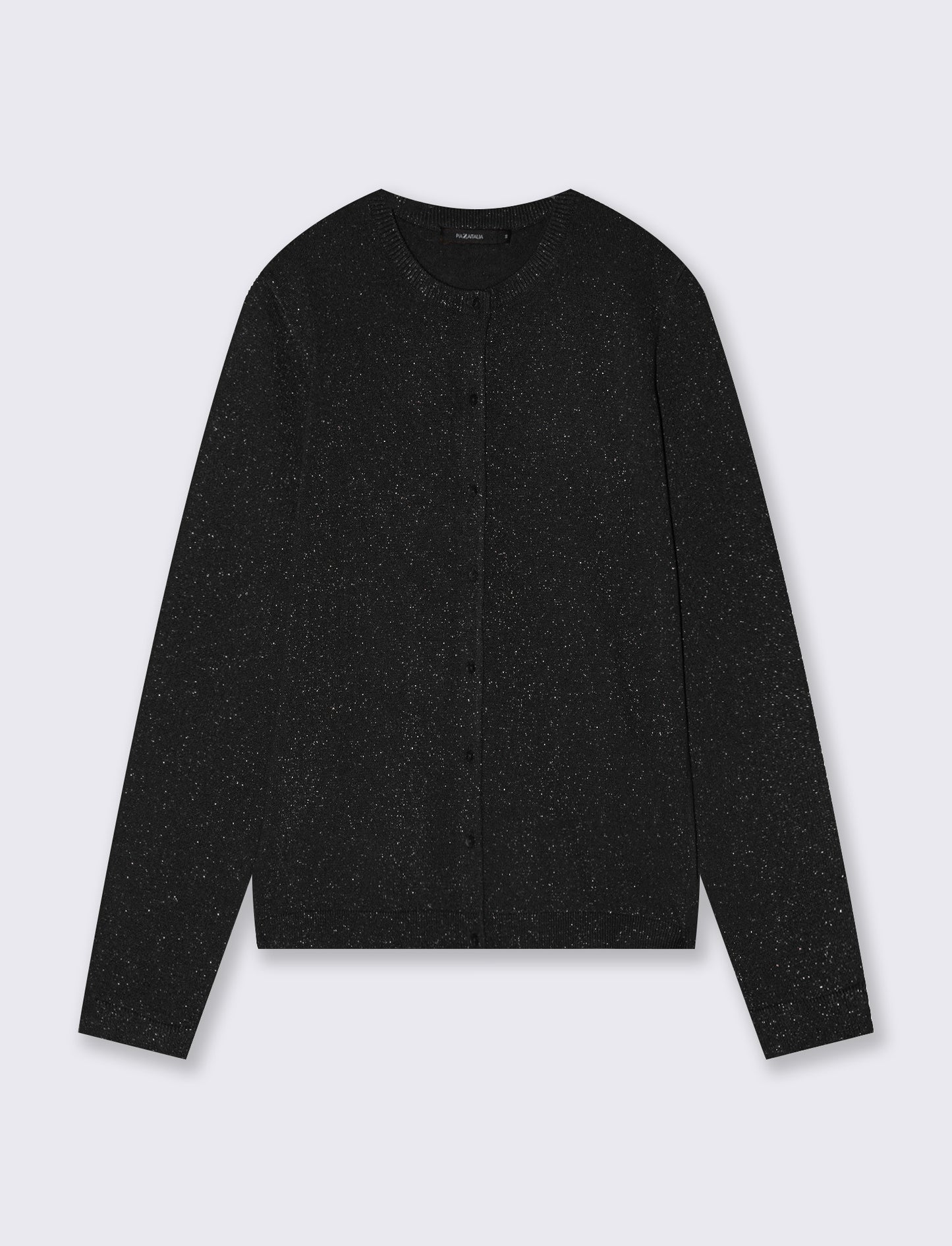 Cardigan in lurex - Nero