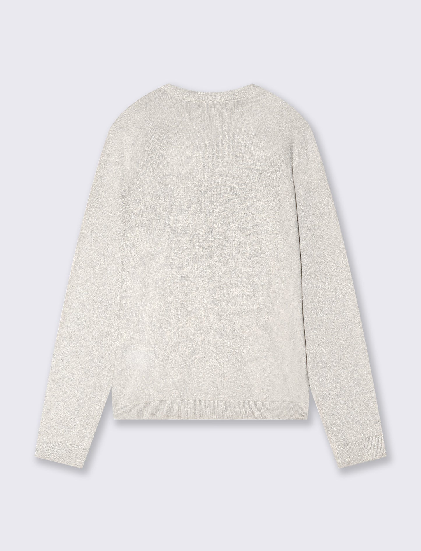 Cardigan in lurex - Avorio