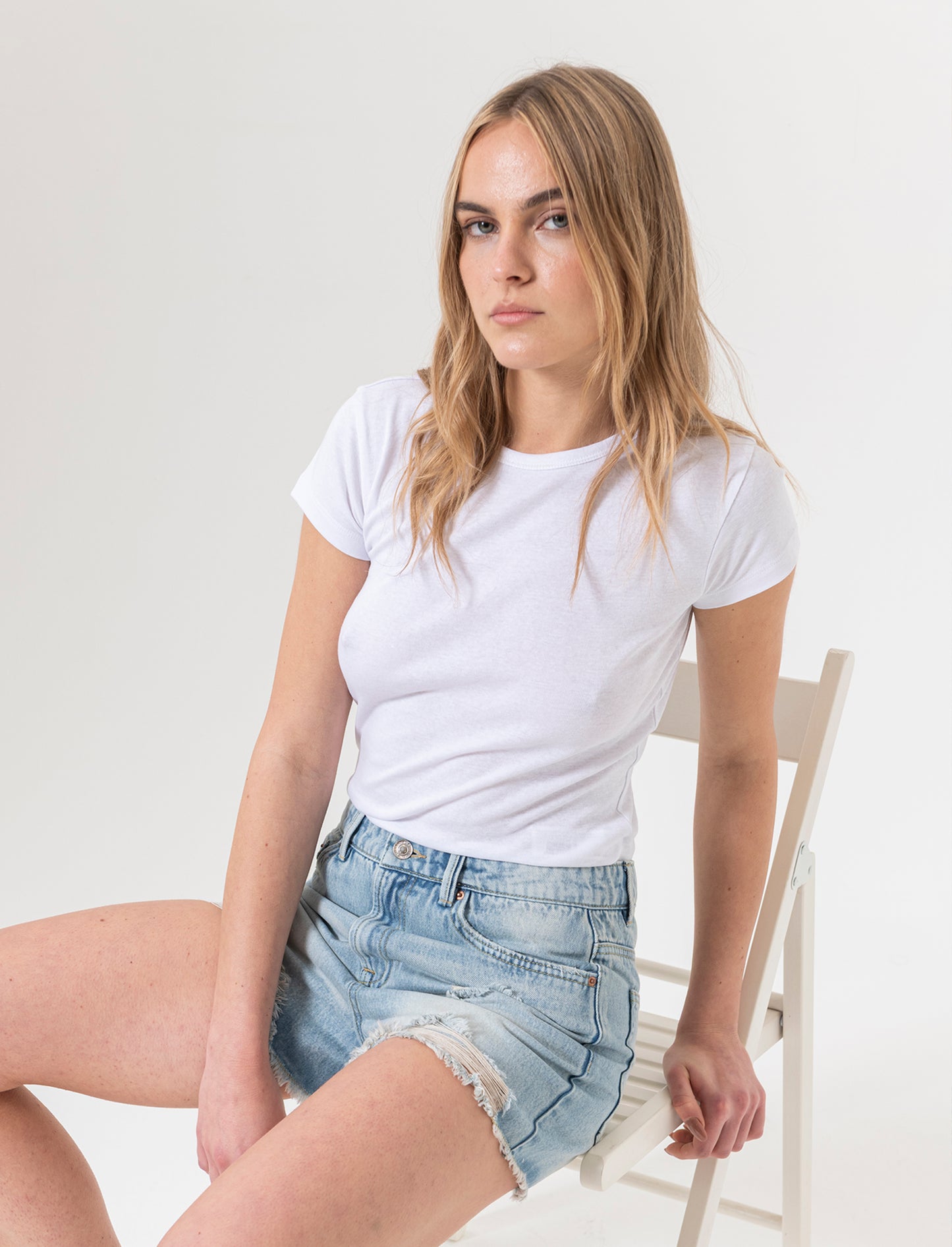 Short in denim da donna - Denim