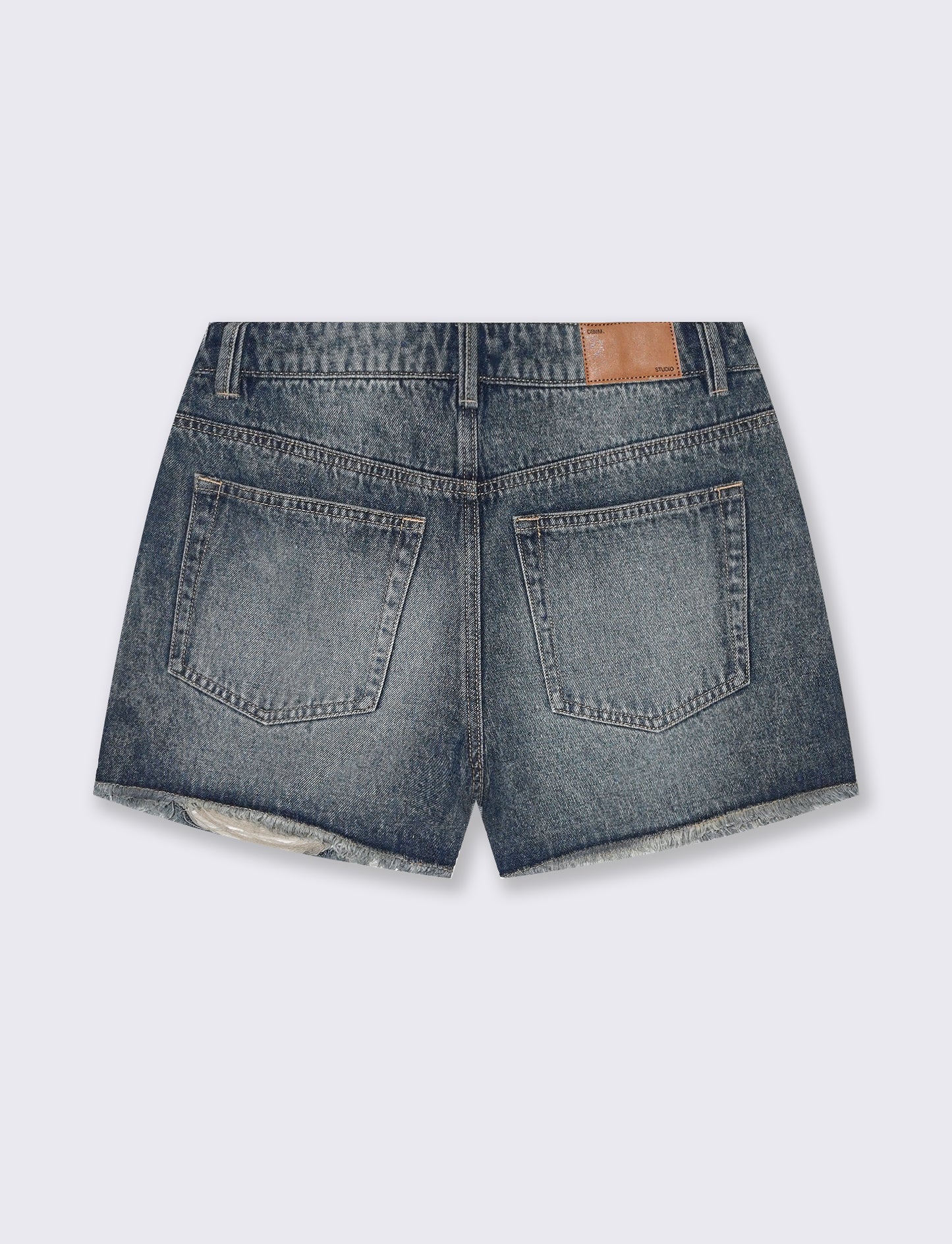 Short in denim da donna - DENIM SCURO