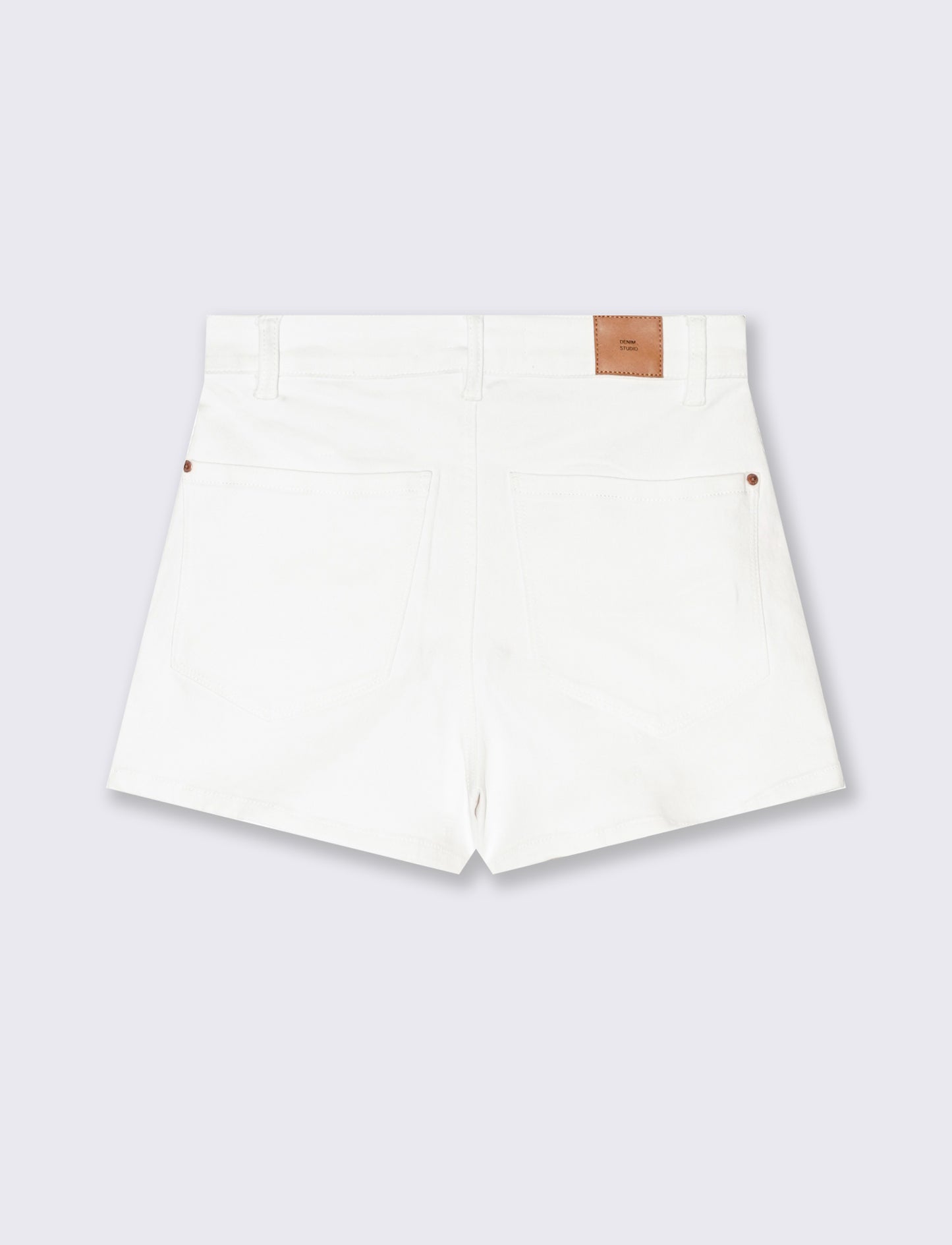 Short vita alta da donna - Bianco