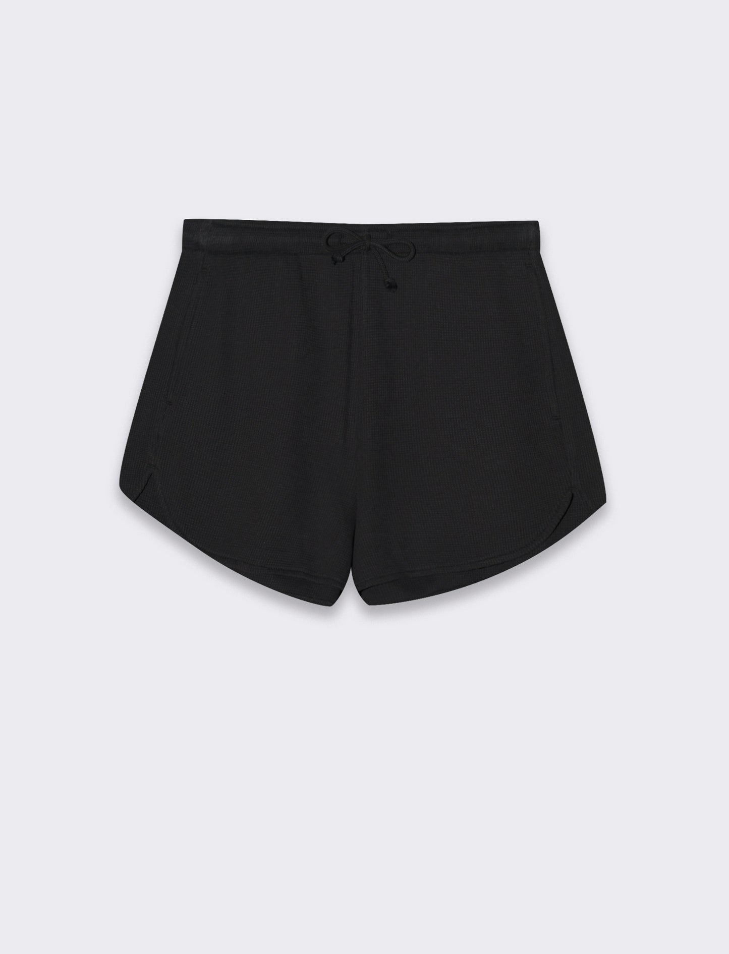 Short con elastico in vita da donna - Nero