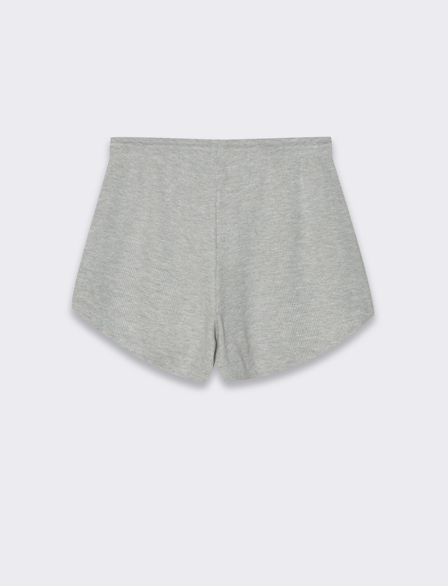 Short con elastico in vita da donna - Grigio mel.