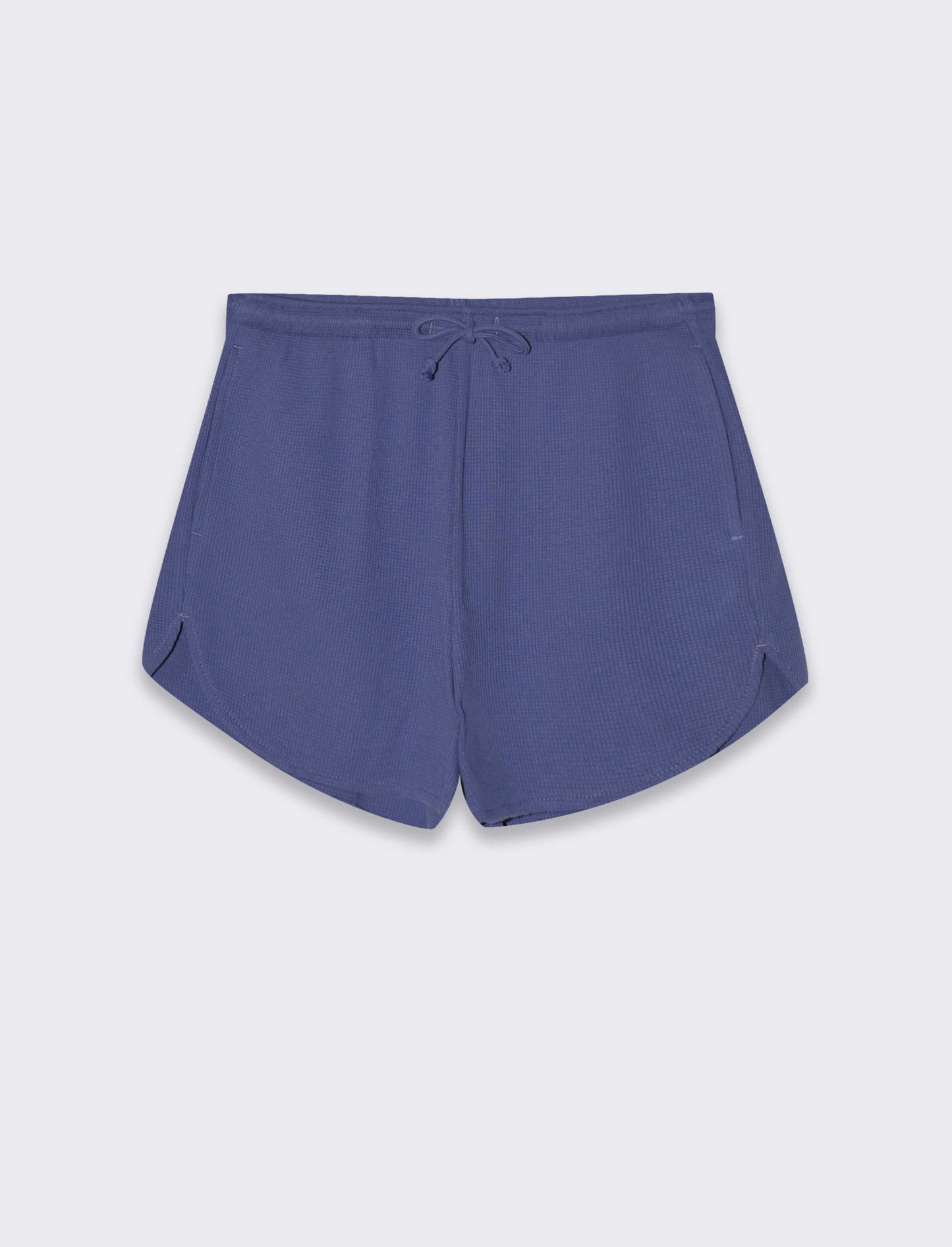 Short con elastico in vita da donna - Mirtillo