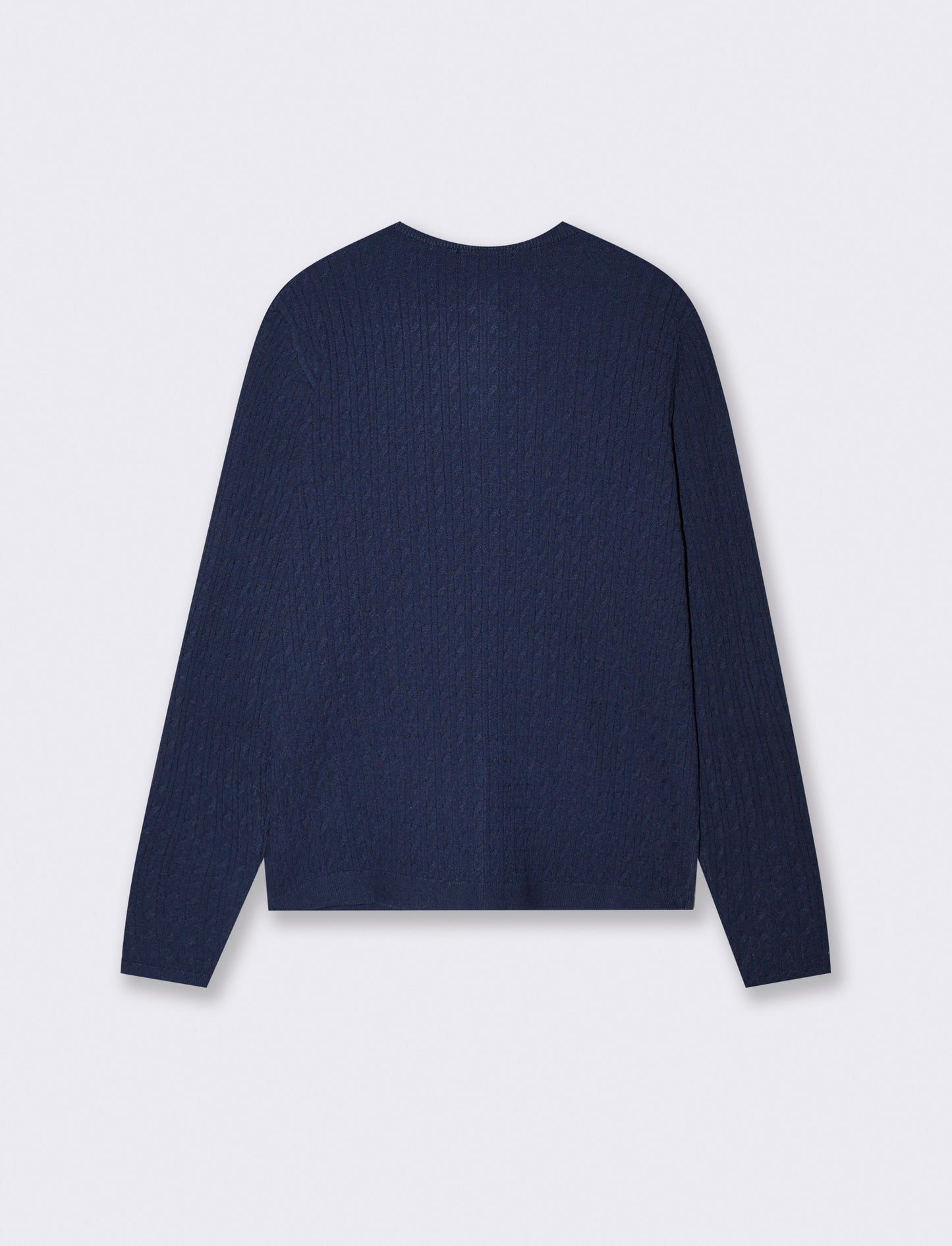 CARDIGAN A TRECCE - Verde petrolio