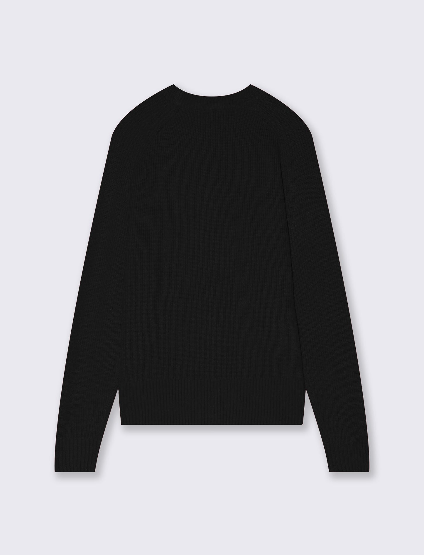 Maglia manica lunga girocollo - Nero
