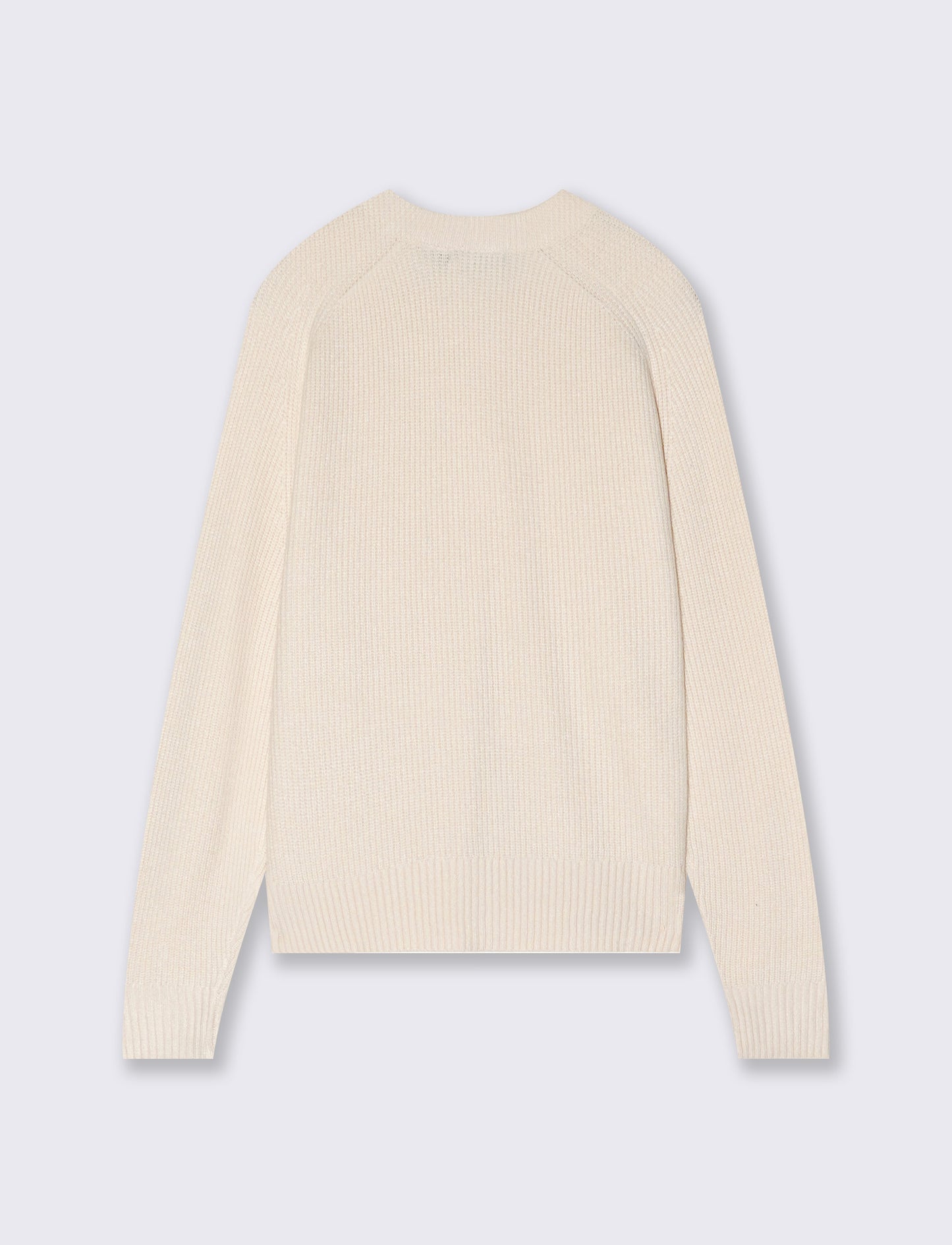 Maglia manica lunga girocollo - Avorio