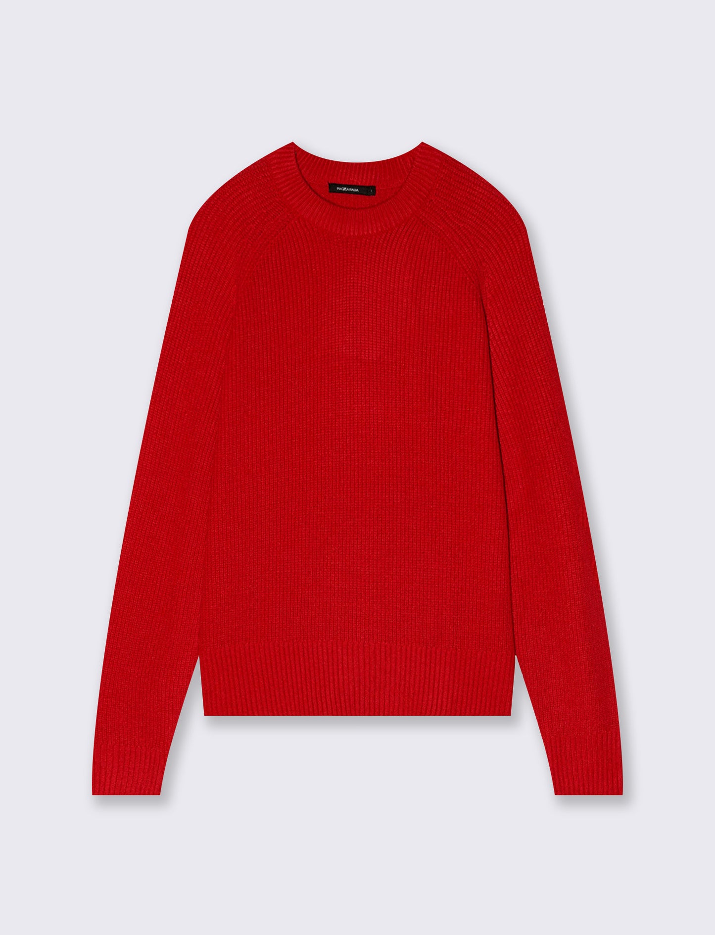 Maglia manica lunga girocollo - Rosso