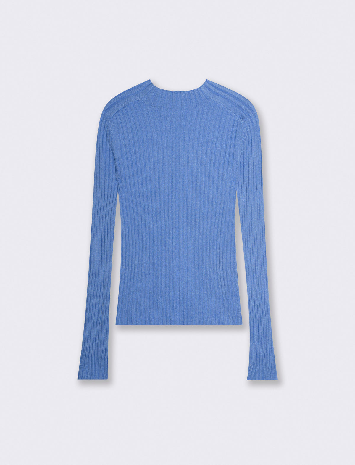 Maglia a manica lunga versatile e comoda - Celeste
