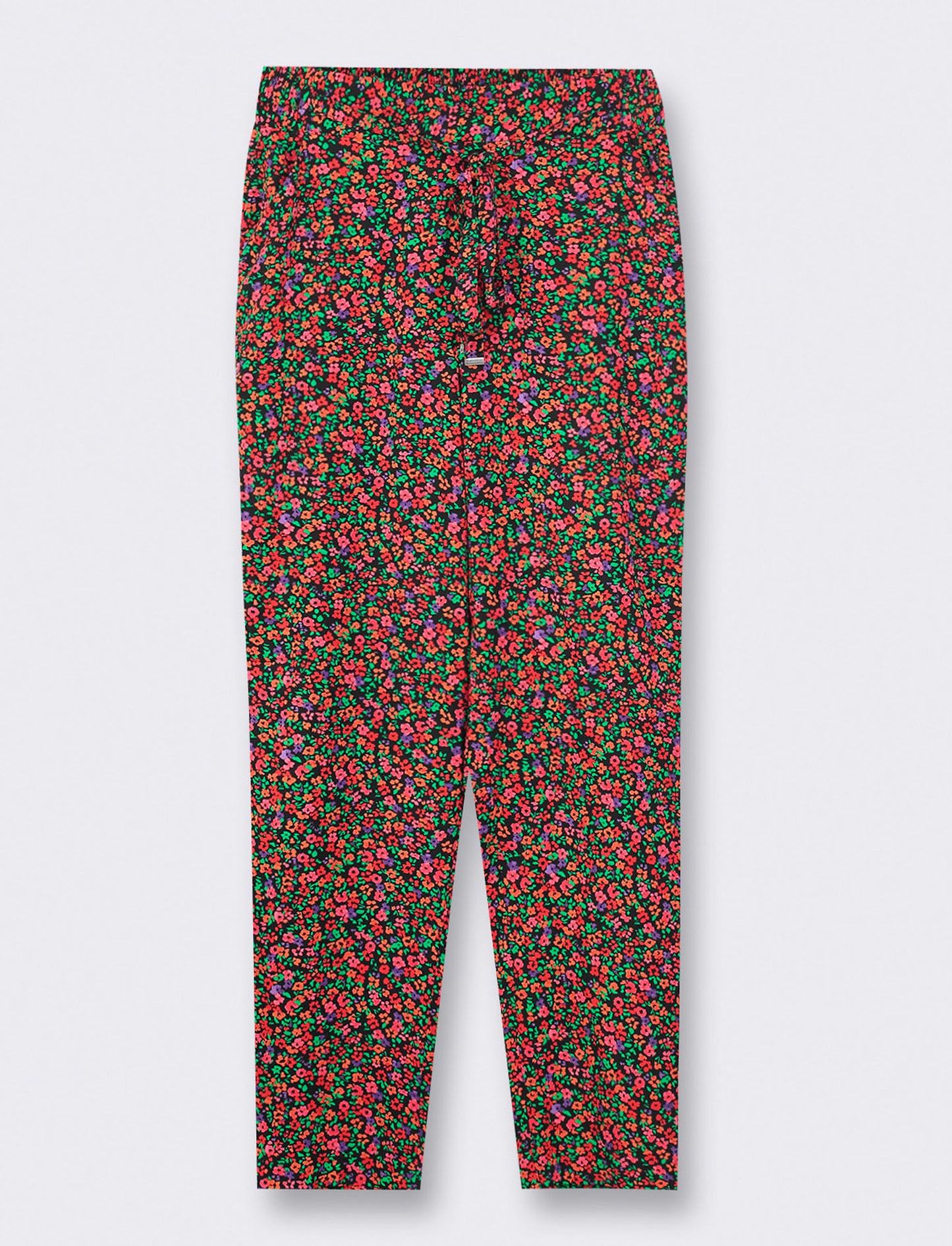 Pantalone slim con elastico in vita dietro e cinturino davanti. - var 2