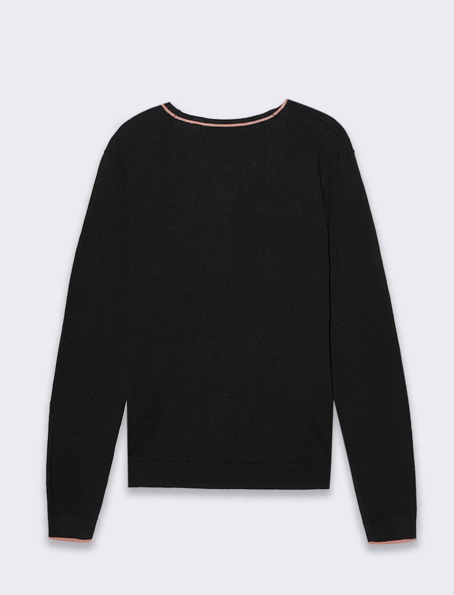Cardigan manica lunga da donna - Nero