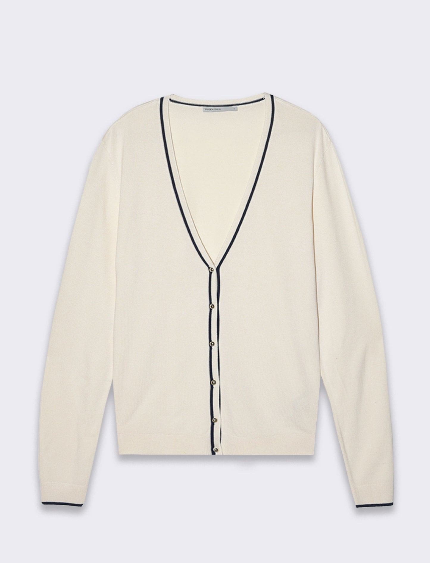 Cardigan manica lunga da donna - Avorio