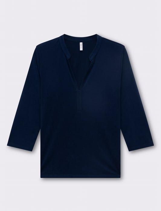 T-shirt manica 3/4 da donna - Blu