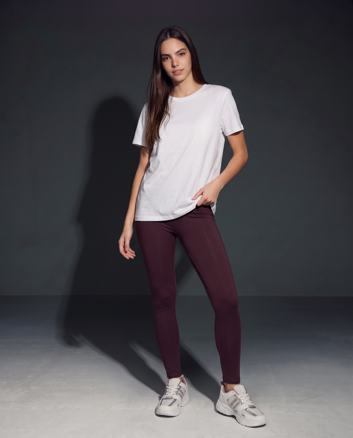 T-Shirt Basic in Cotone - Bianco